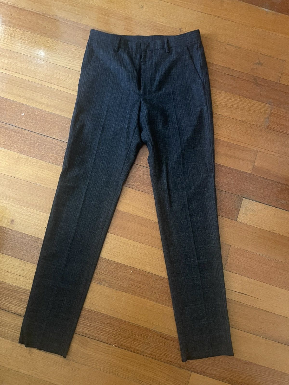 Maison Margiela Margiela Dark Grey Pattern Wool Suit 46 Size 46S - 2 Thumbnail