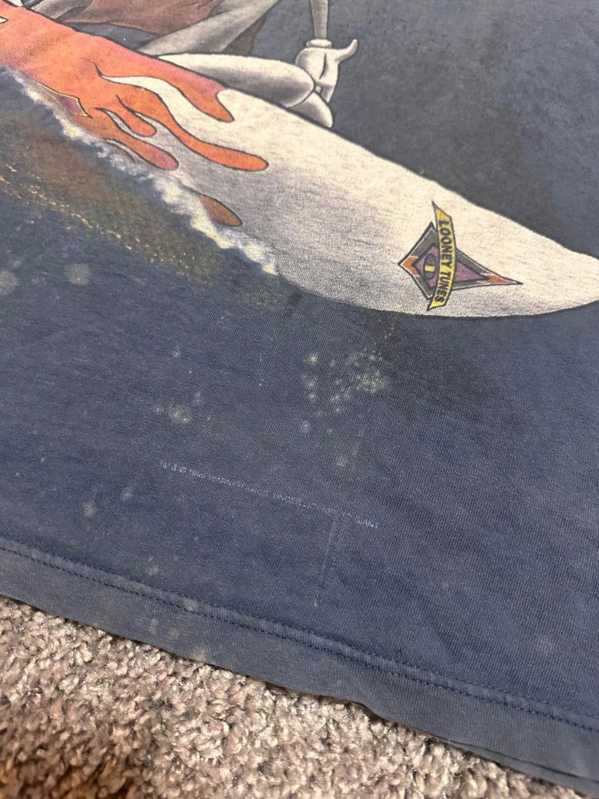 Other Vtg 1996 Surfer Bugs Bunny T-Shirt 90s Looney Tunes Surfing Size US L / EU 52-54 / 3 - 3 Thumbnail