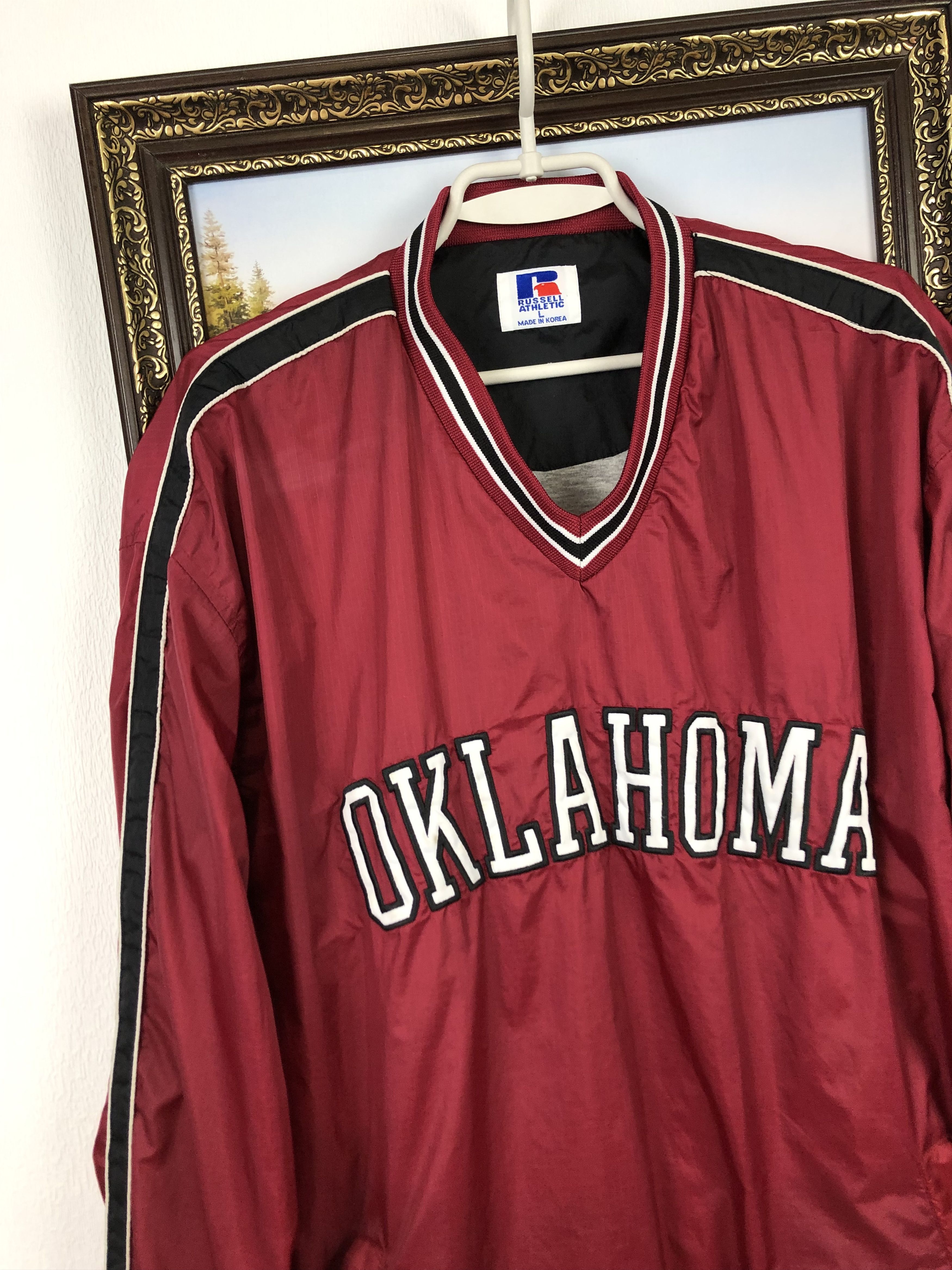 Vintage Vintage Oklahoma Sooners Football Jacket Sweatshirt Size US L / EU 52-54 / 3 - 3 Thumbnail