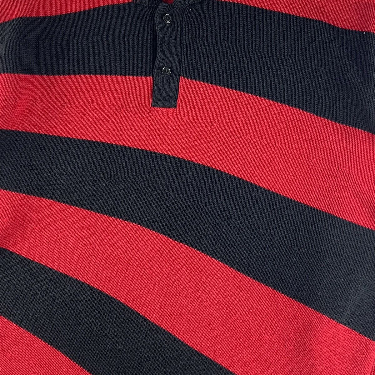 Balenciaga Balenciaga Striped Assymetric Sweater Size US XL / EU 56 / 4 - 2 Thumbnail