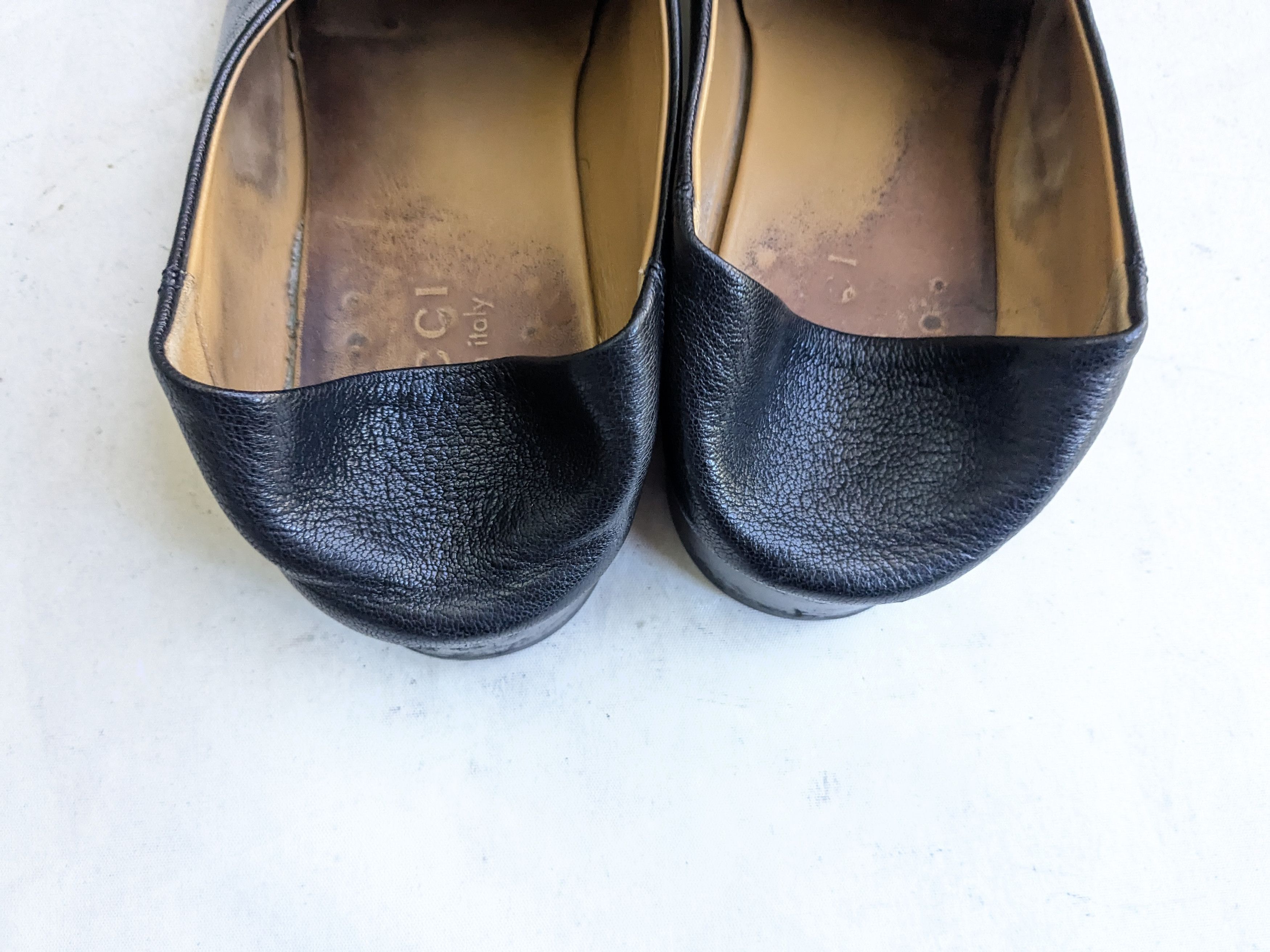 Gucci Gucci Horsebit Loafers Black Leather 10 Snaffle Mules Size US 10 / EU 43 - 14 Thumbnail