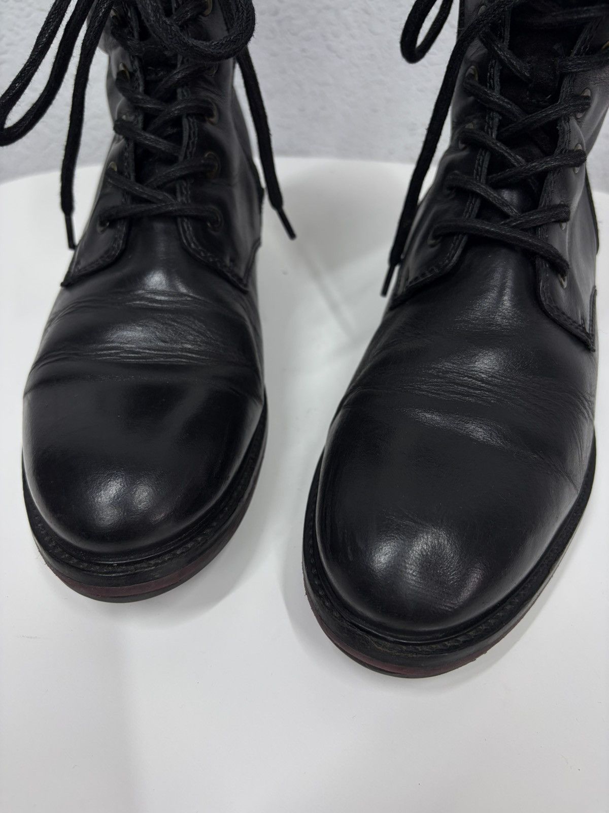 If Six Was Nine Artisan Black Harness High Guidi Vibe Leather Biker Boots Size US 9 / EU 42 - 16 Thumbnail