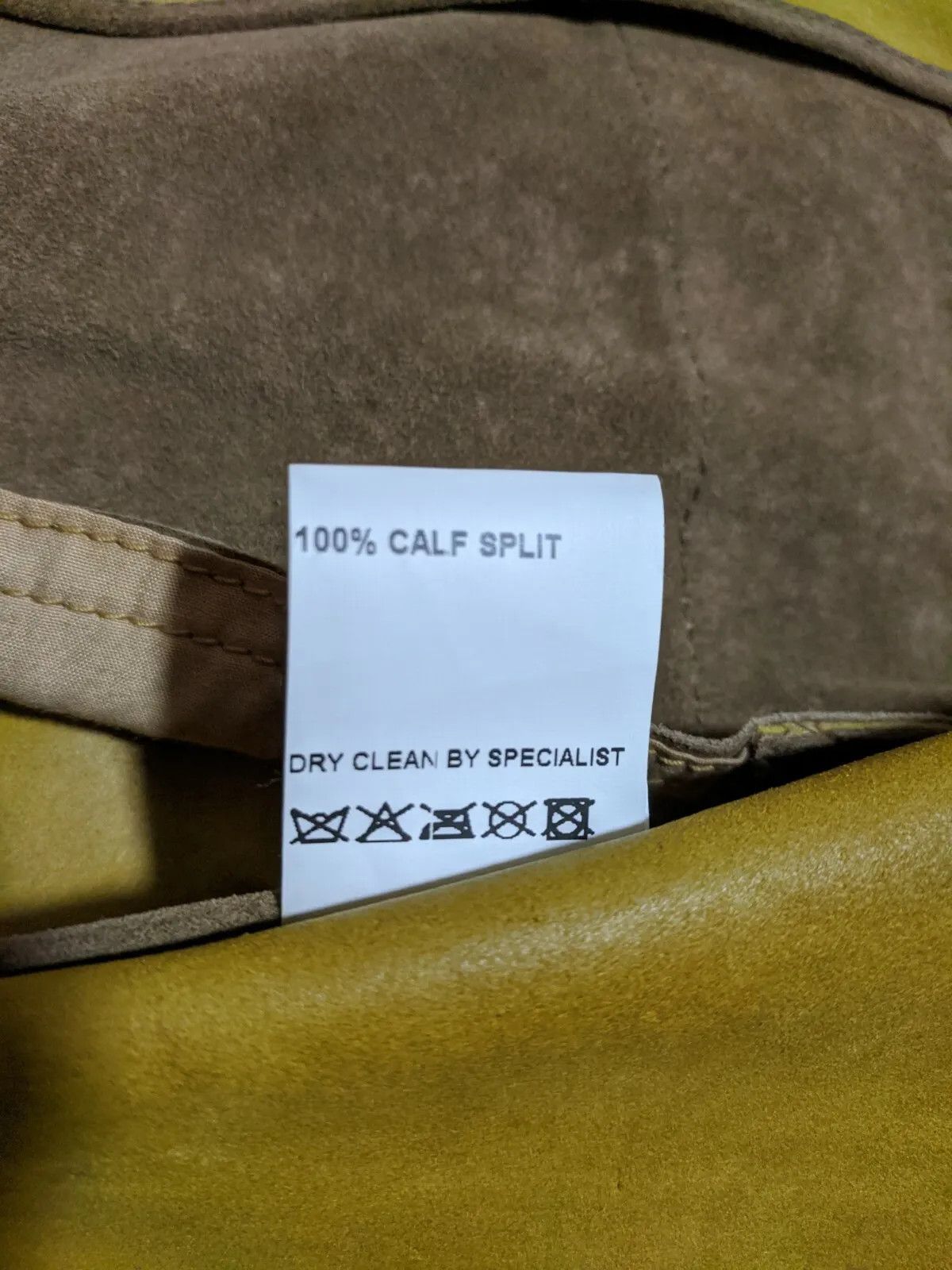 Designer VENTCOUVERT - Jacket - 100% calf split Leather - Size 38 Size XS / US 0-2 / IT 36-38 - 7 Thumbnail