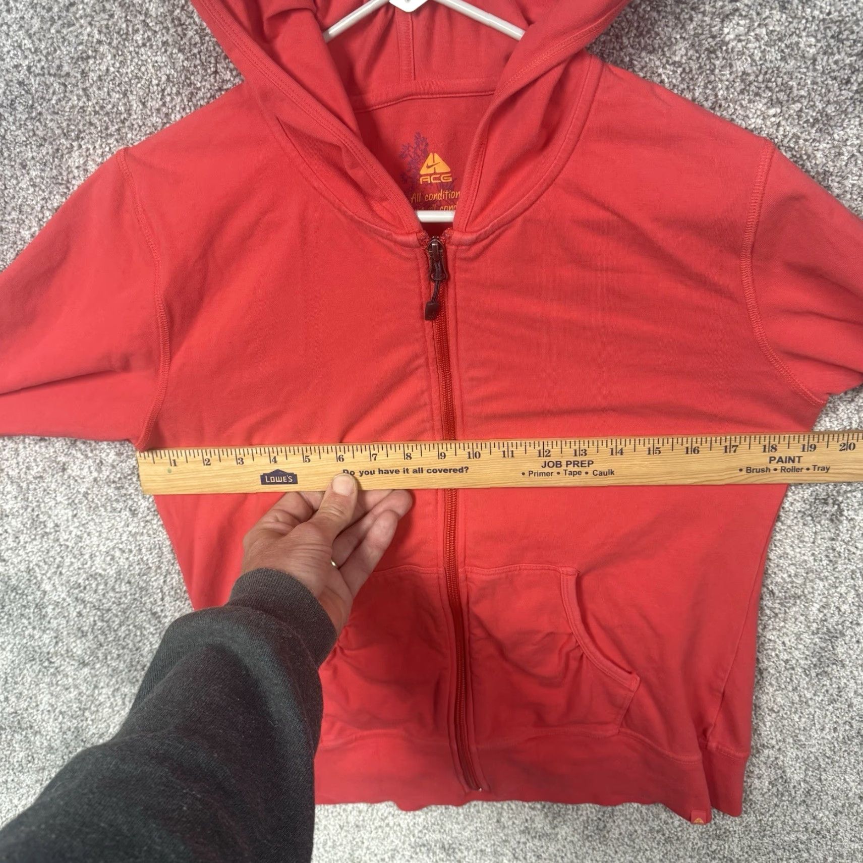 Nike VINTAGE Nike ACG Hoodie Sz M Full Zip Outdoor Performance Mens Womens Size M / US 6-8 / IT 42-44 - 5 Thumbnail