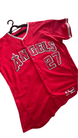 Vintage Los Angeles Angels Majestic Cool, sharp red base! Size US M / EU 48-50 / 2 - 4 Thumbnail