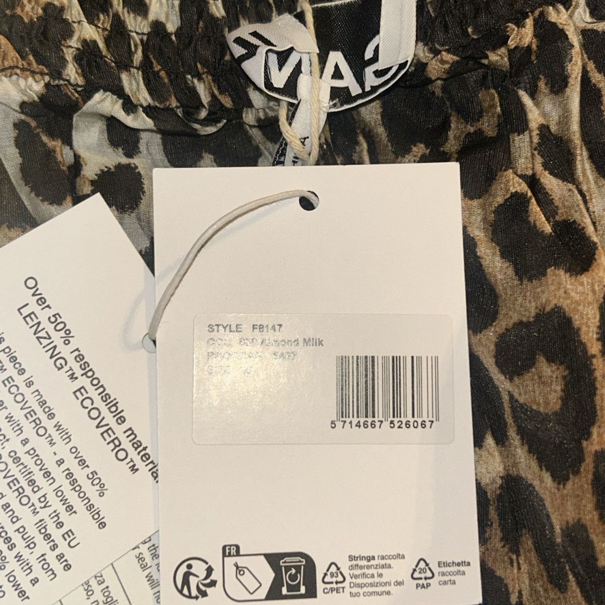 Ganni GANNI Leopard-print TENCEL™-blend voile midi dress size EU36 Size S / US 4 / IT 40 - 8 Thumbnail
