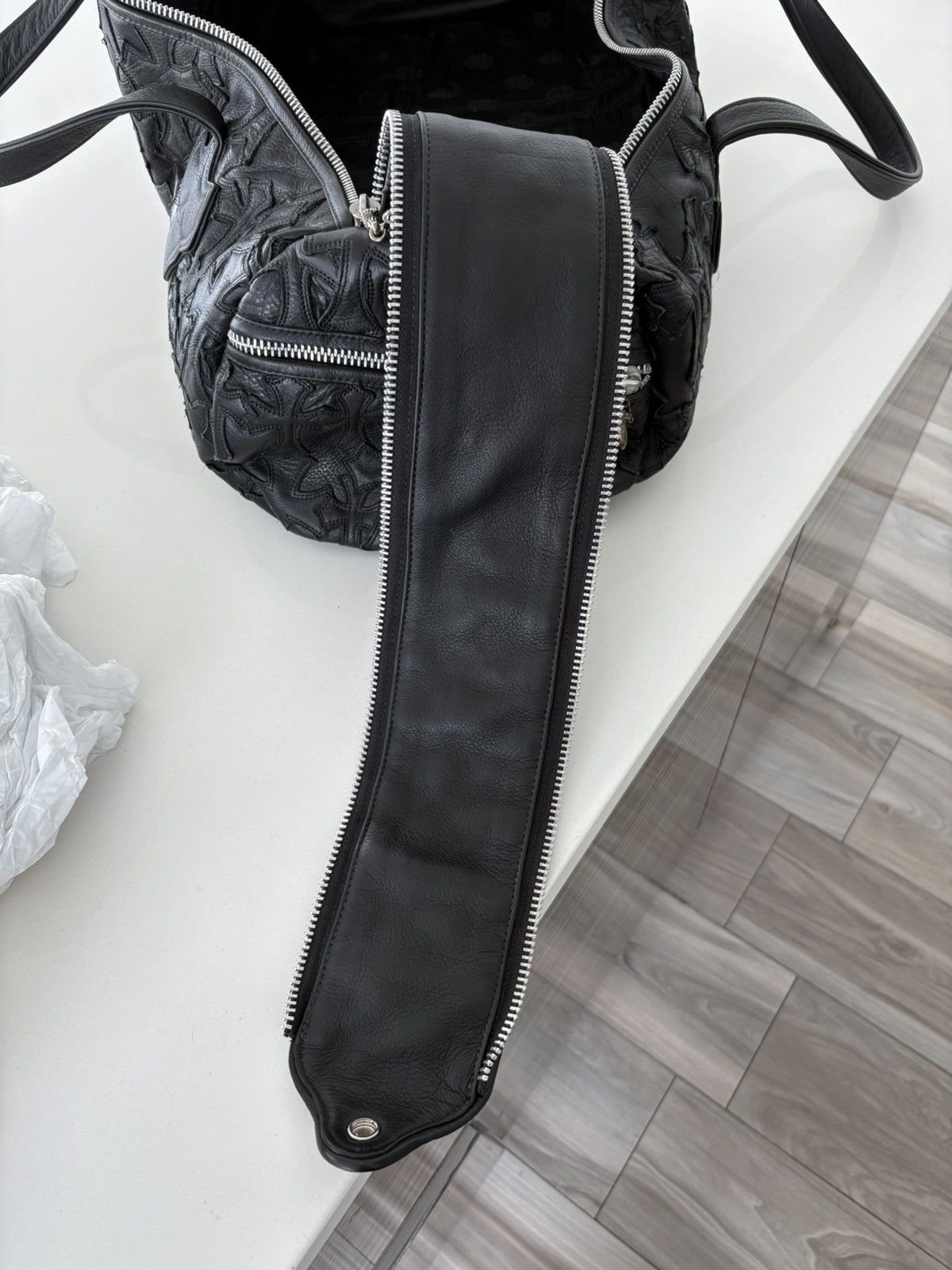 Chrome Hearts CHROME HEARTS BLACK CROSS DUFFLE Size ONE SIZE - 9 Thumbnail