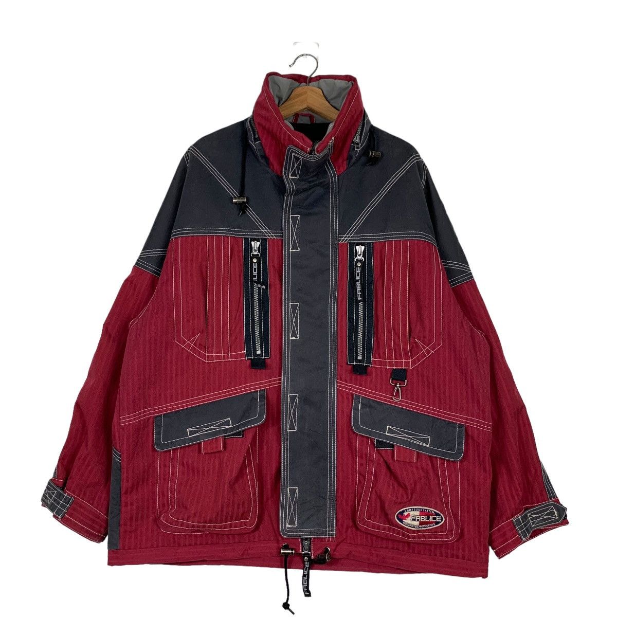 Vintage 90's FABLICE Champion Team Multi Pocket Jacket #0262-C12 Size US L / EU 52-54 / 3 - 1 Thumbnail