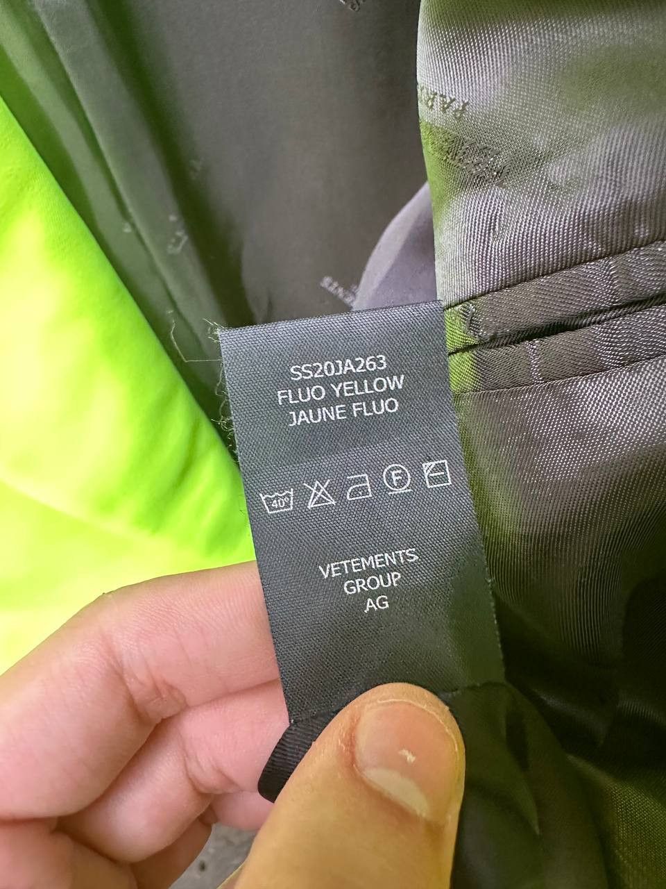 Vetements Vetements yellow blazer Size US XS / EU 42 / 0 - 4 Thumbnail