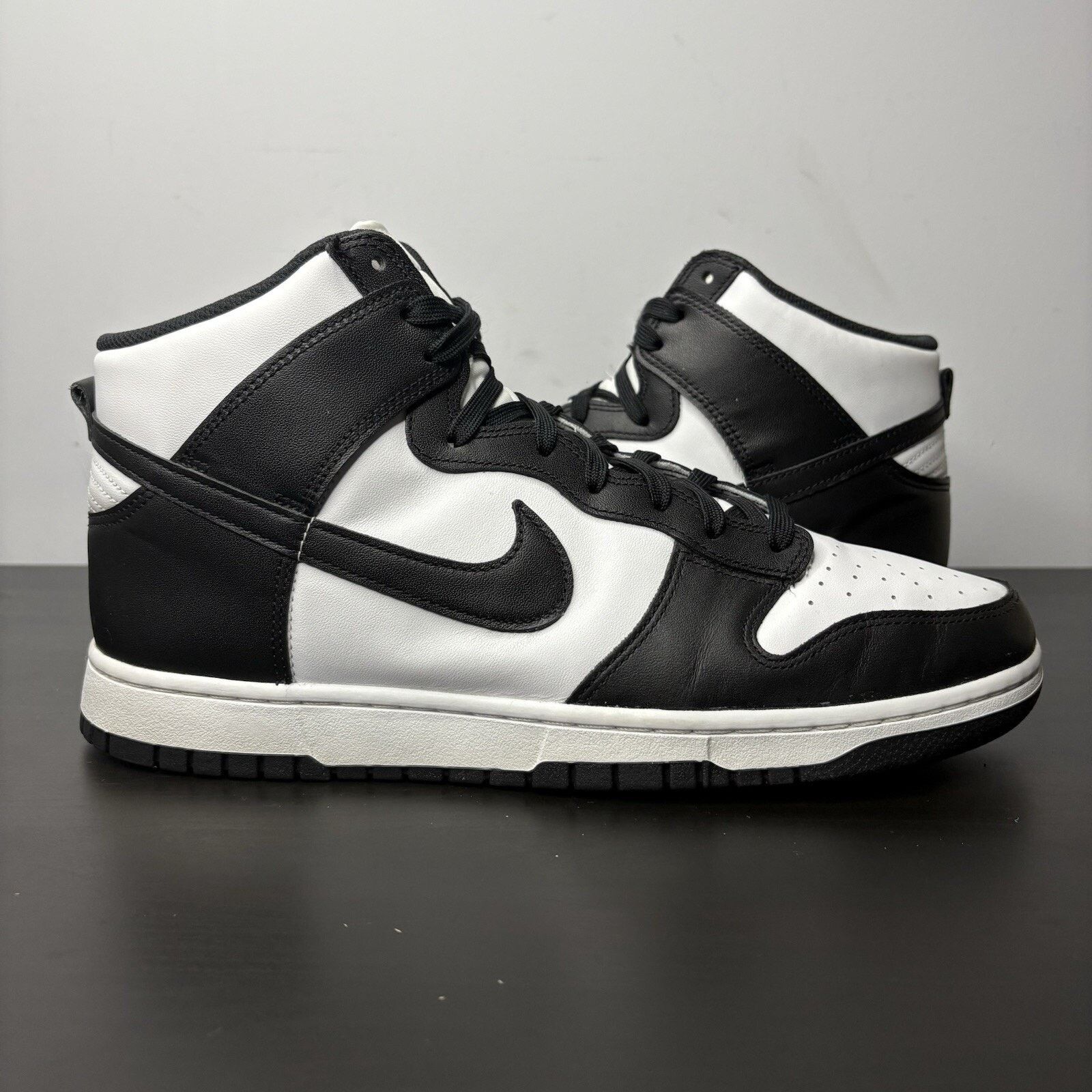 Nike Size 13 - Nike Dunk High Black White Size US 13 / EU 46 - 1 Thumbnail