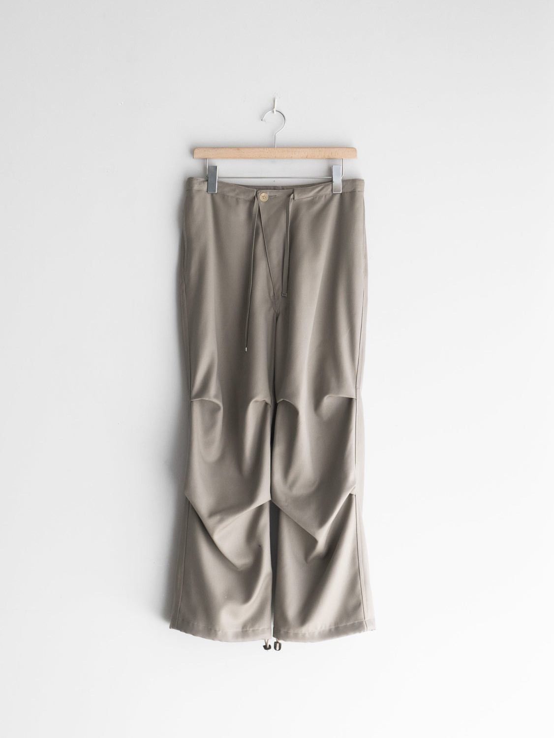 Camo wool darted knee pants