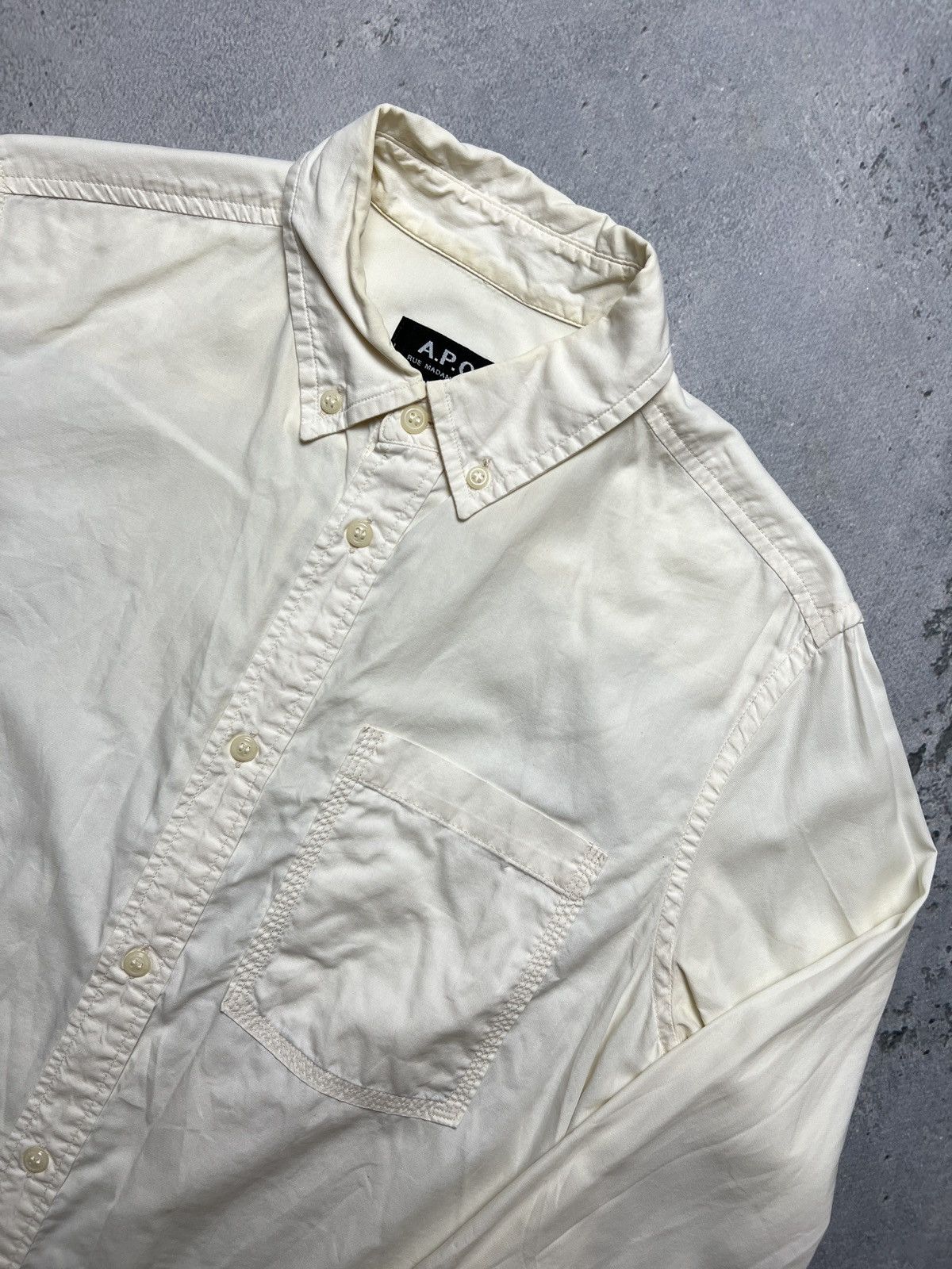A.P.C. A.P.C Shirt Paris Button Up y2k Luxury casual Item Size M / US 6-8 / IT 42-44 - 1 Thumbnail