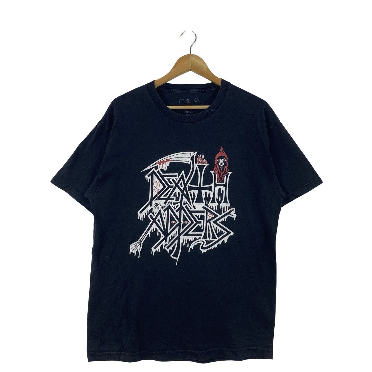 Mishka MISHKA Death Adders Graphic Tee Streetwear Skull Reaper Size US L / EU 52-54 / 3 - 4 Thumbnail