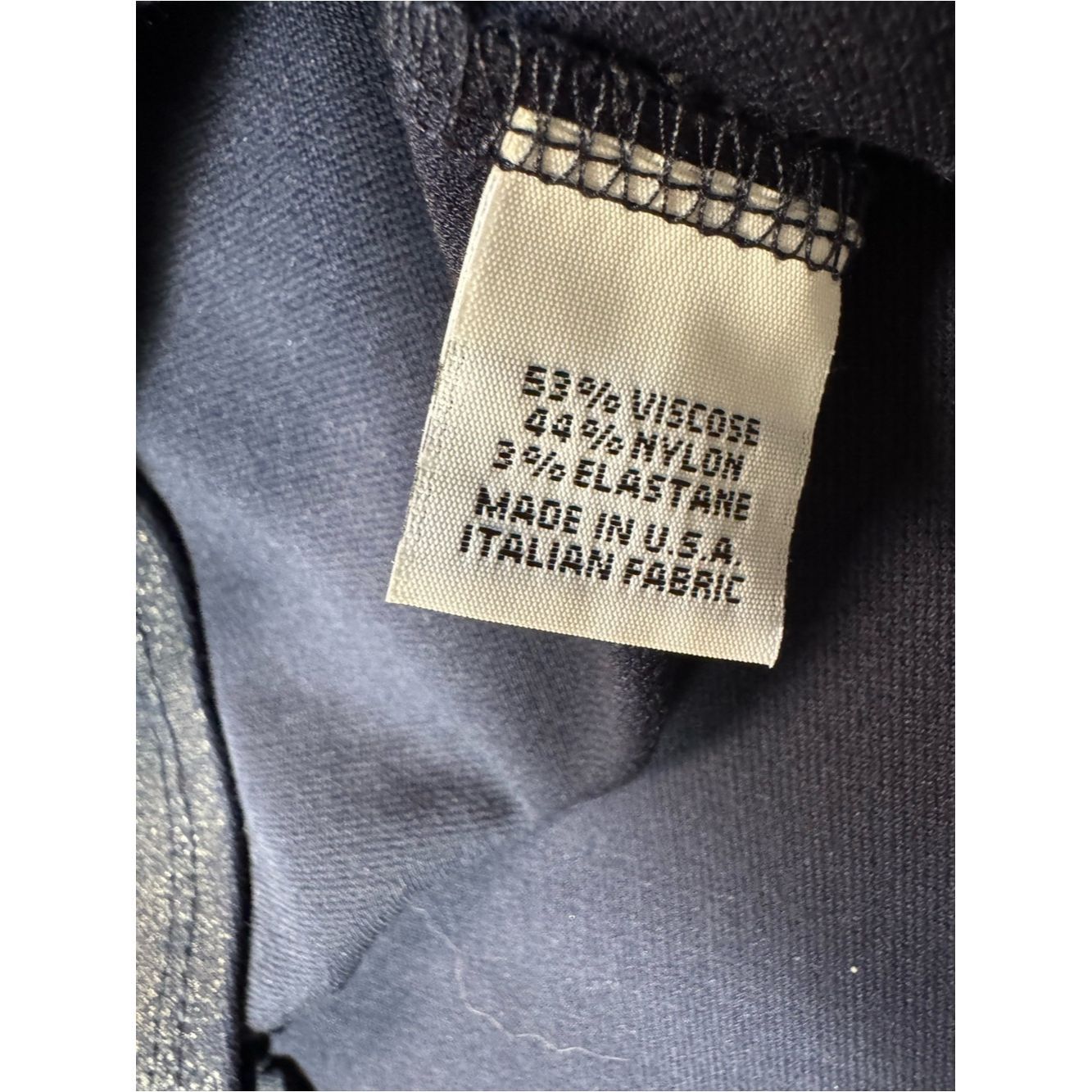 Bryn Walker bryn Walker Navy With Gold Coating Zip-Front Italian Fabric Size L / US 10 / IT 46 - 7 Thumbnail