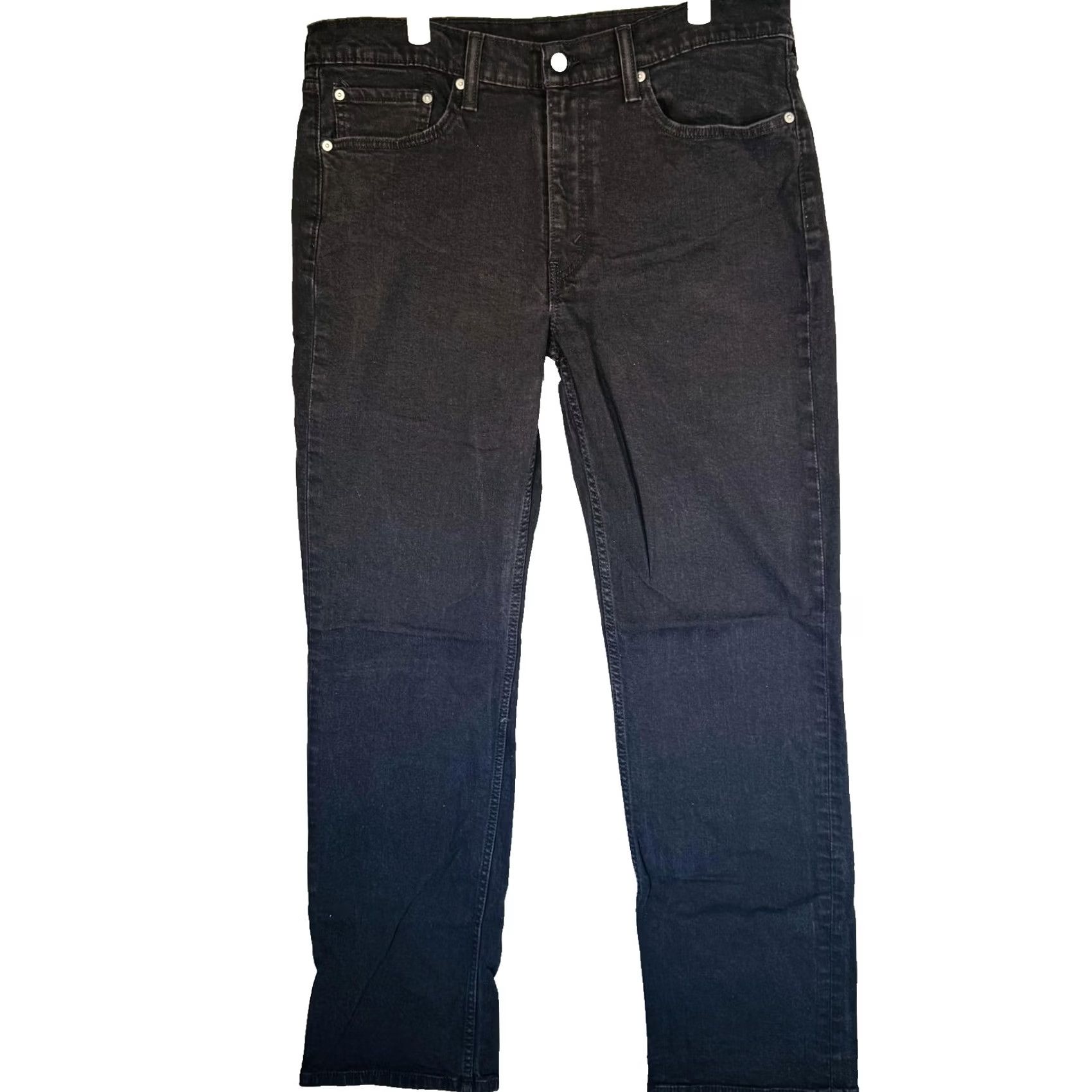 Levi's Levi's 514 Jeans Mens 36x34 Dark Wash Black Straight Denim Stretch Zip Fly 5-Pocket Logo Size US 36 / EU 52 - 5 Thumbnail