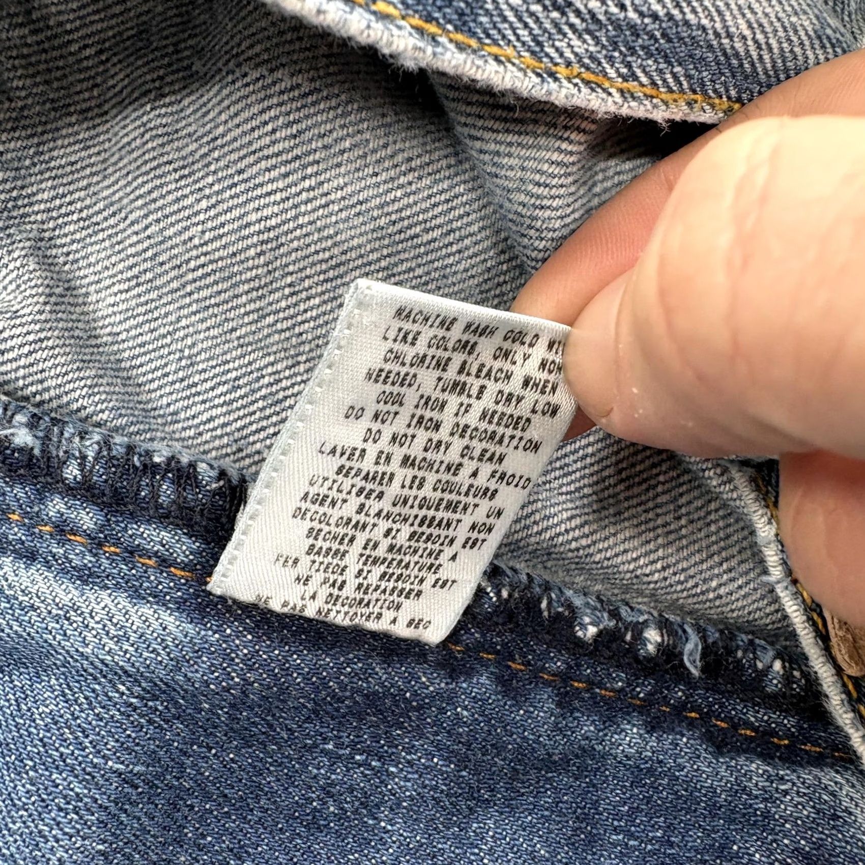 Guess Guess The Cliff Loose Fit Jeans Mens 38x30 Blue Light Wash Distressed Denim Y2K Size US 38 / EU 54 - 6 Thumbnail