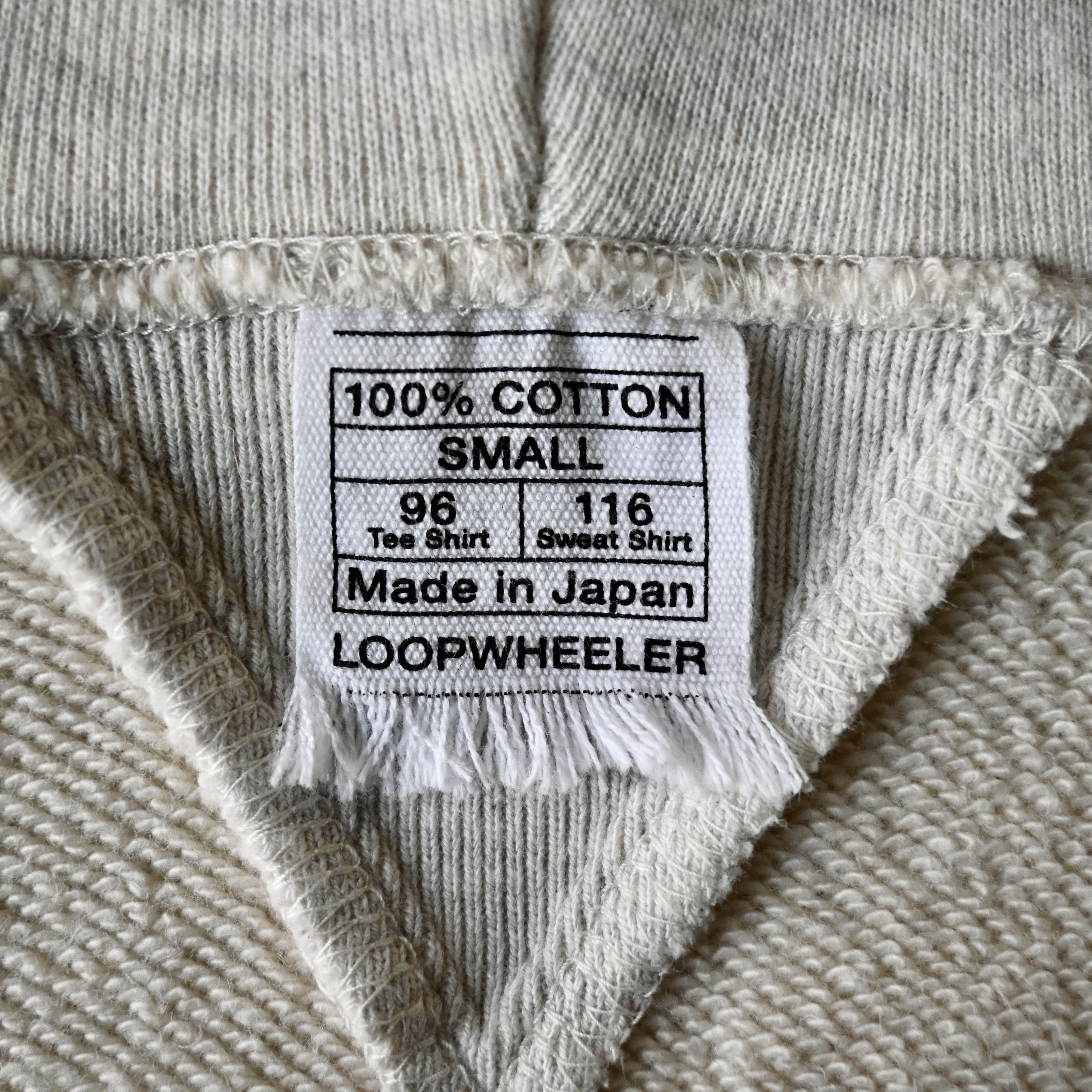 Loopwheeler LOOPWHEELER all cotton tubular oatmeal hoodie made in Japan Size US S / EU 44-46 / 1 - 11 Thumbnail