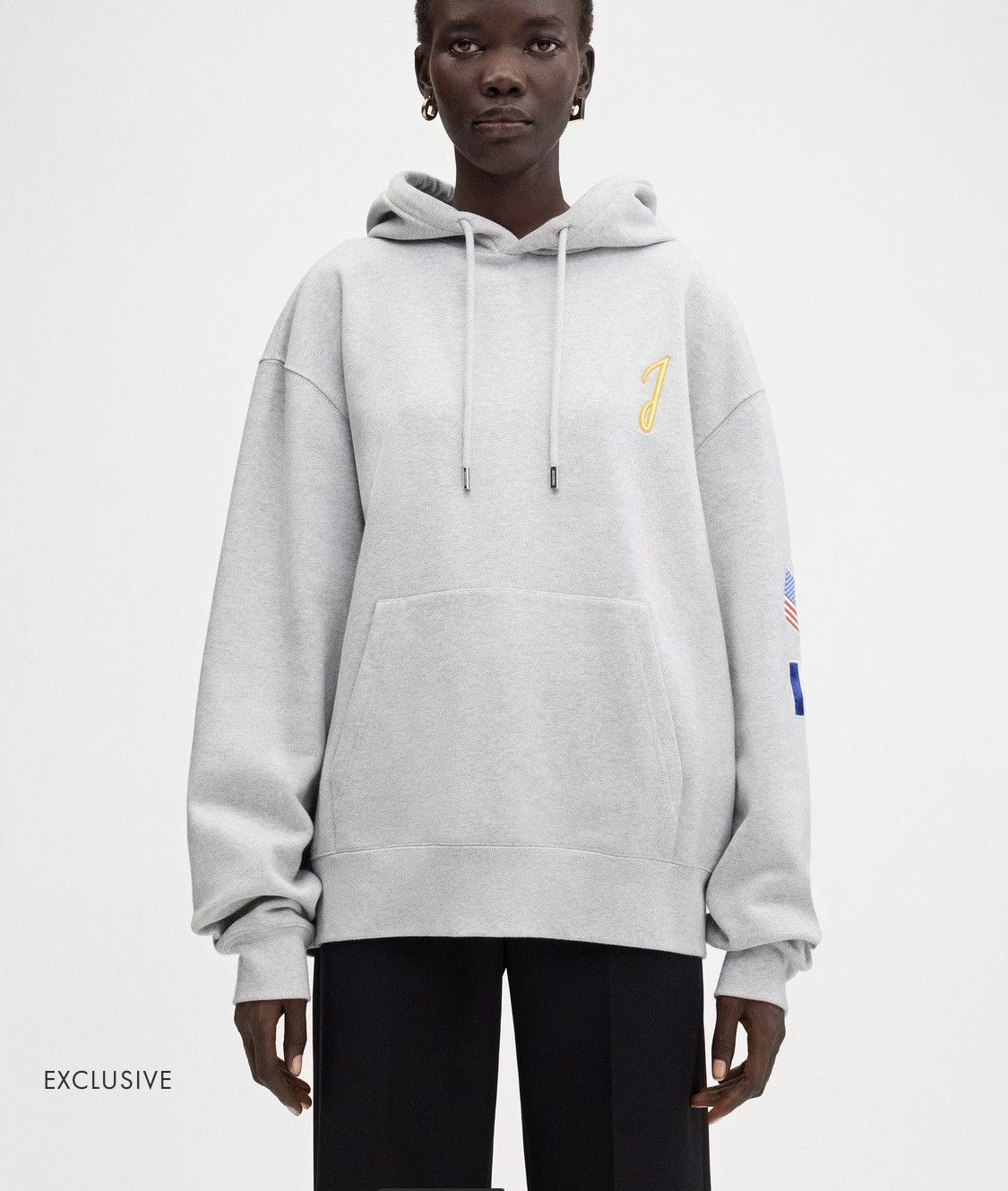 Jacquemus Jacquemus “The New York” Gray Hoodie Size M Size US M / EU 48-50 / 2 - 7 Thumbnail