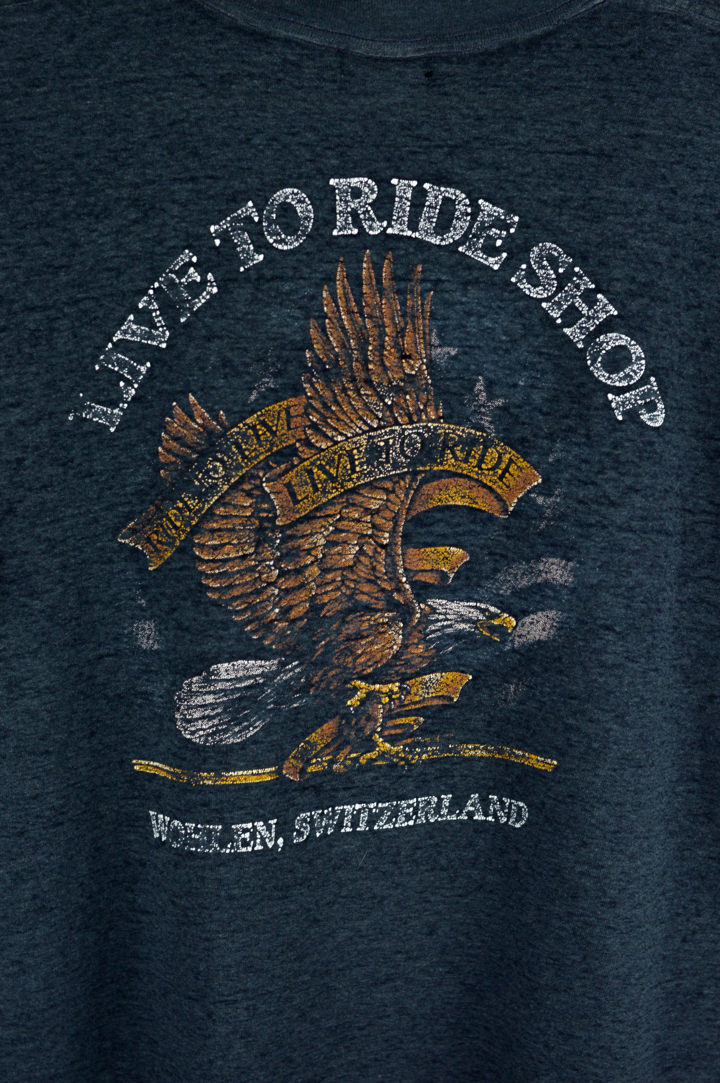 Vintage Vintage 3D Emblem Born Wild 50/50 t shirt Size US L / EU 52-54 / 3 - 9 Thumbnail