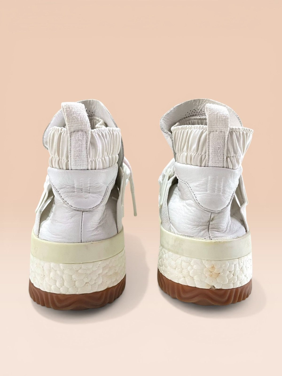 Adidas × Alexander Wang Adidas X Alexander Wang Bball "Triple White" Size US 7.5 / EU 40-41 - 6 Thumbnail