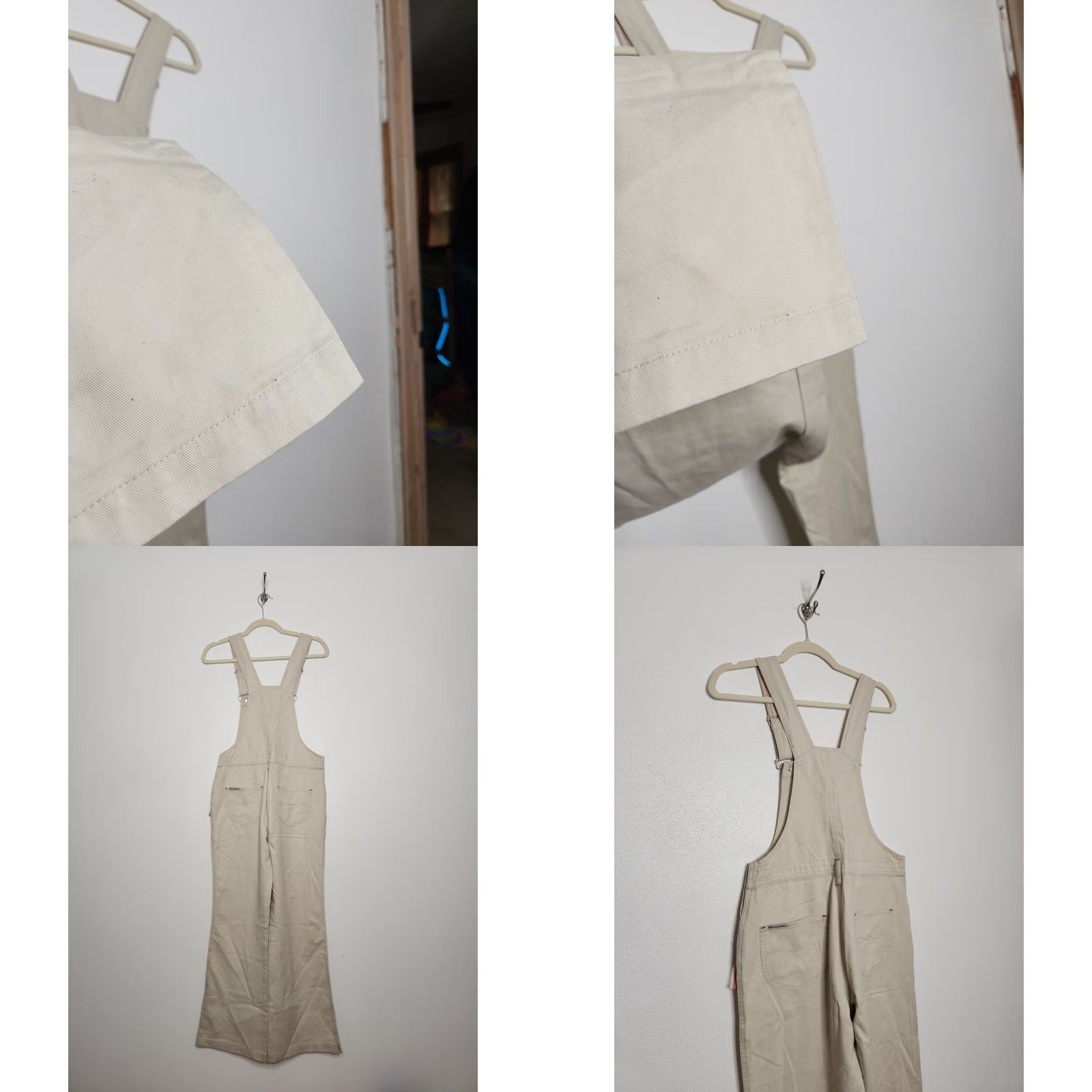 Vintage VINTAGE Unionbay Overalls Women's Small Cargo White 90s Y2K Fall Autumn Everyday Pants Size 28" / US 6 / IT 42 - 8 Thumbnail