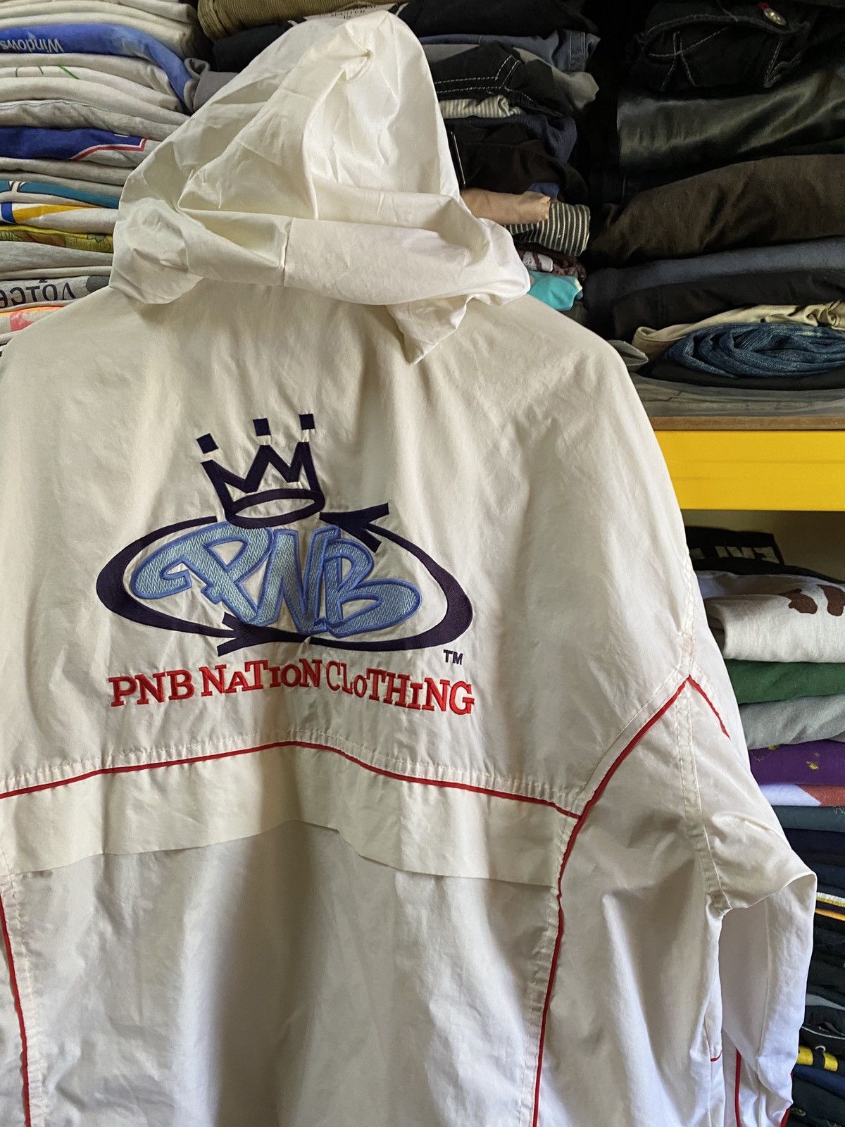 Rap Tees Vintage 90s PNB Nation Embroided Hiphop group jacket Size US XL / EU 56 / 4 - 7 Thumbnail
