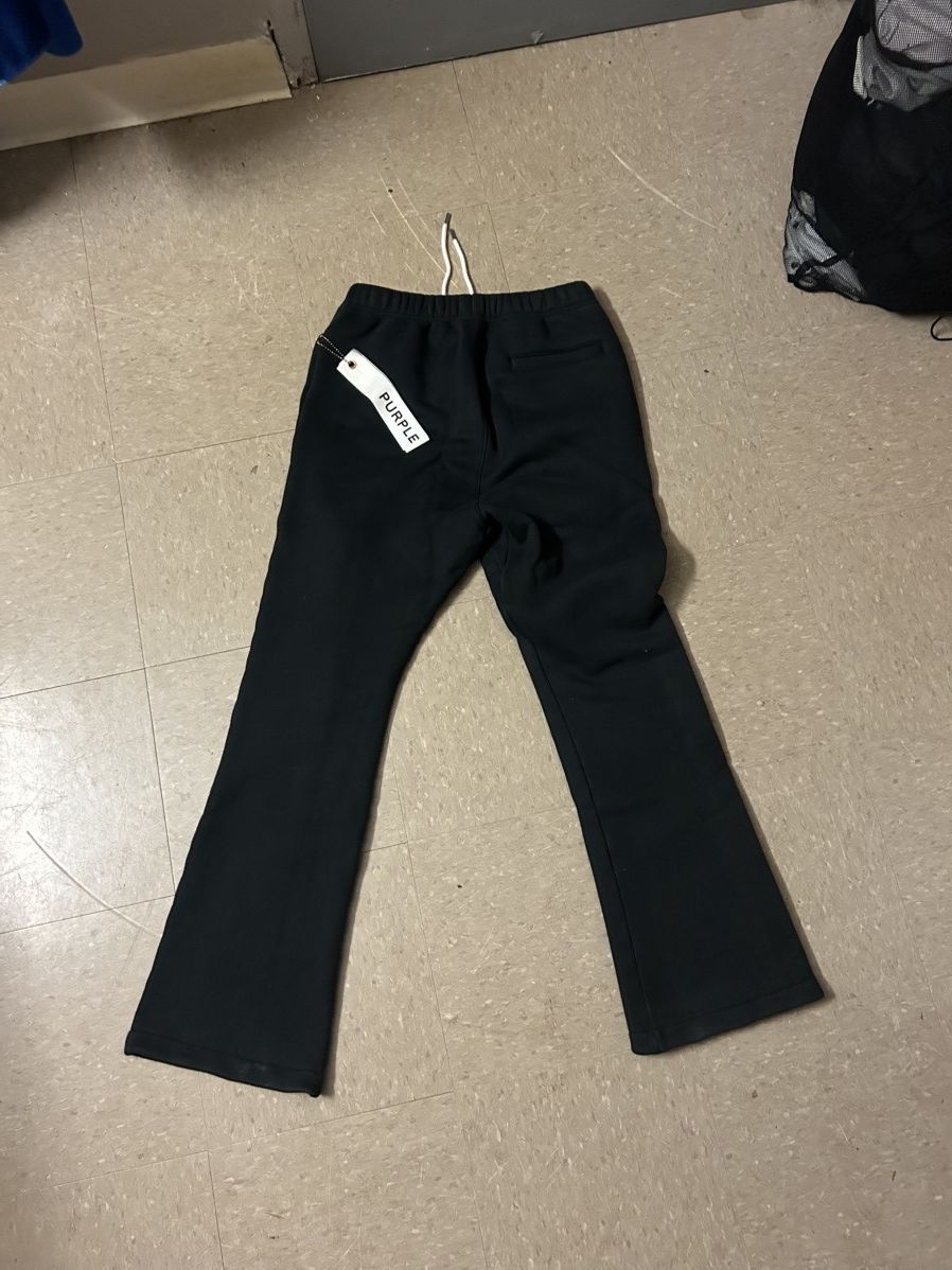 Purple Brand Purple Flared Sweatpants Size US 34 / EU 50 - 2 Thumbnail