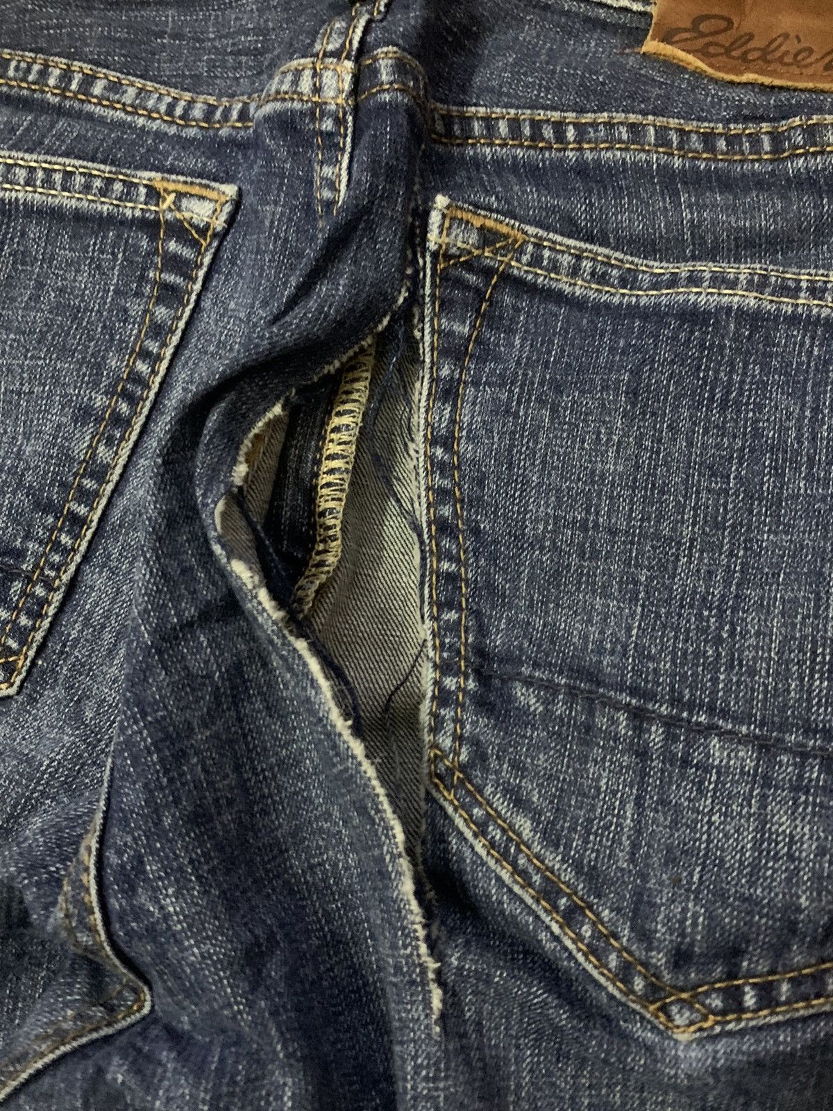 Eddie Bauer Distress Eddie Bauer Selvedge Denim Jeans Size US 31 - 11 Thumbnail