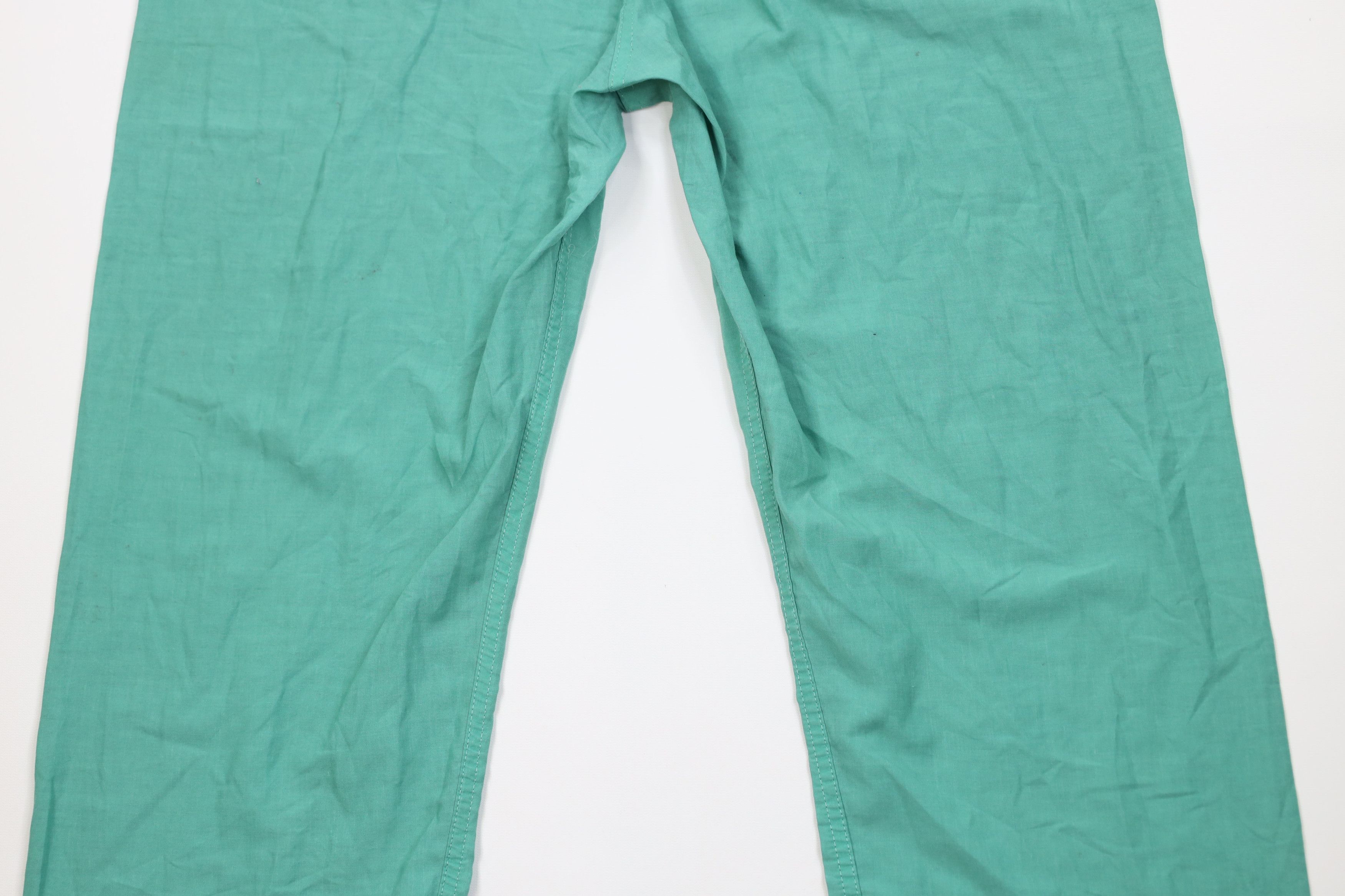 Vintage Vintage 60s Mens Blank Hospital Scrubs Wide Leg Pants USA Size US 34 / EU 50 - 12 Thumbnail