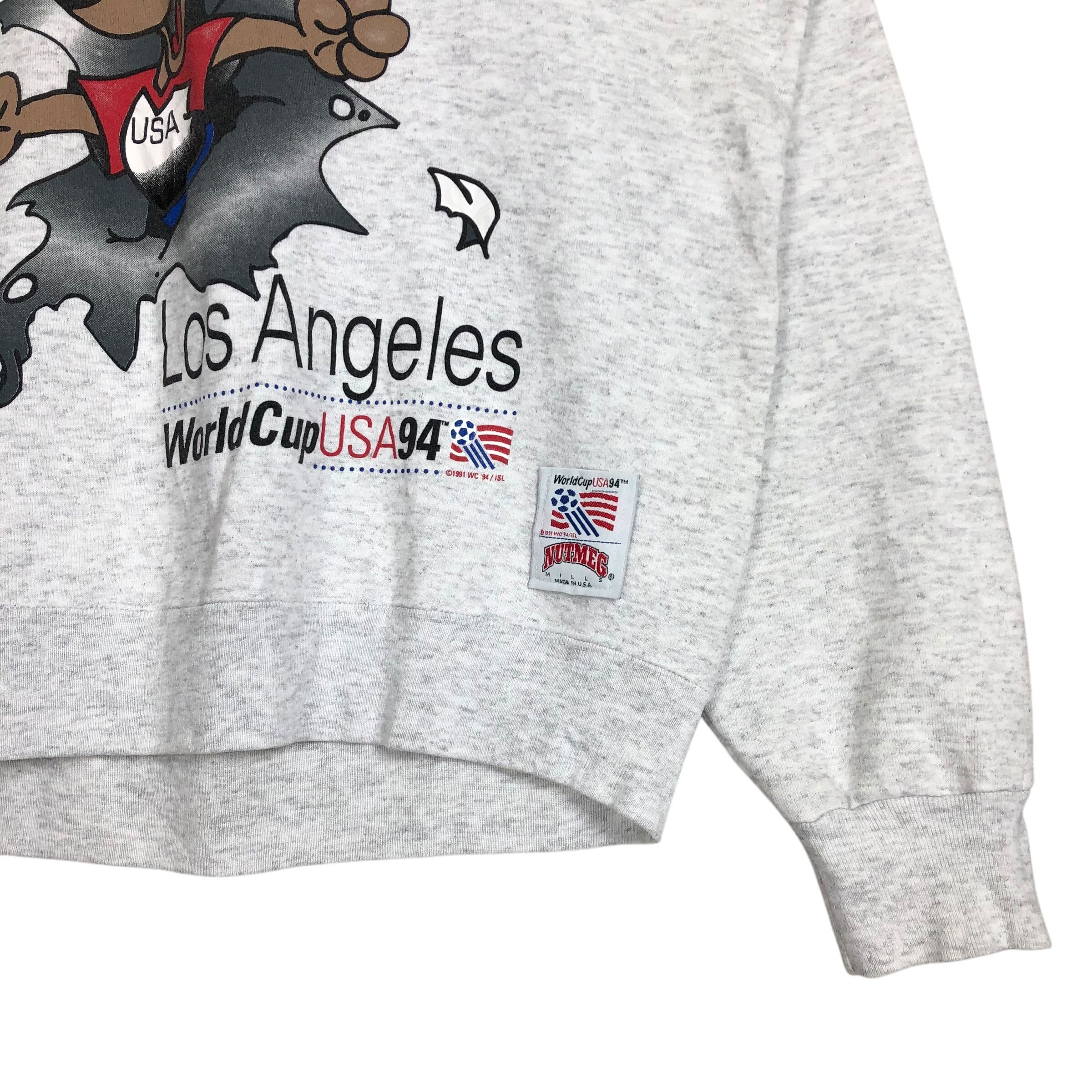 Nutmeg Vintage Los Angeles World Cup USA 94 Crewneck Sweatshirt Size US XL / EU 56 / 4 - 4 Thumbnail