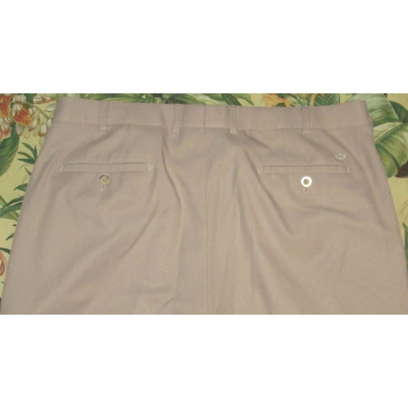 Peter Millar PETER MILLAR Khaki Performance Chino Pants 40 x 32 Size US 40 / EU 56 - 4 Thumbnail