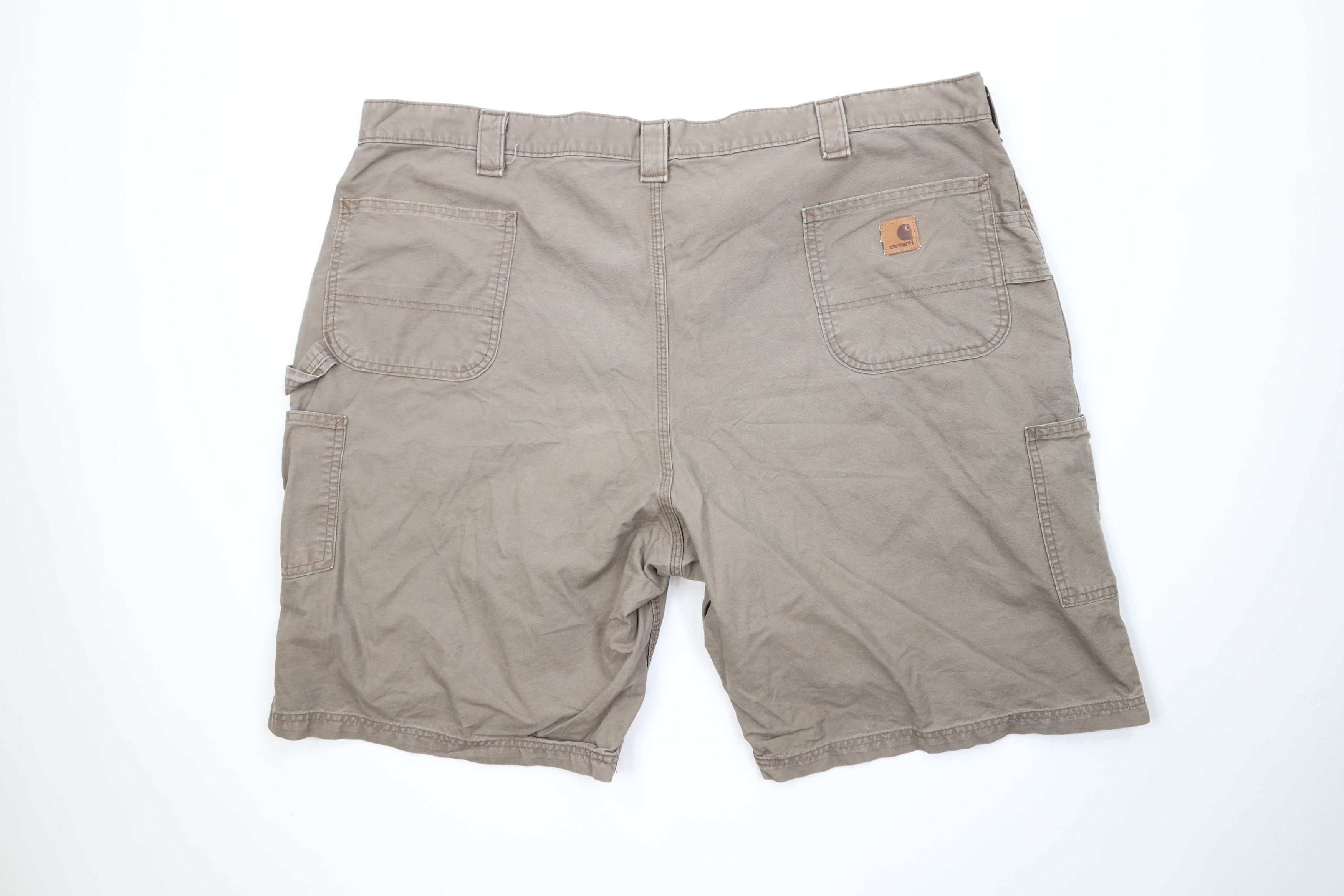 Carhartt Vintage Carhartt Relaxed Dungaree Shorts Light Brown Cotton Size US 44 / EU 60 - 9 Thumbnail