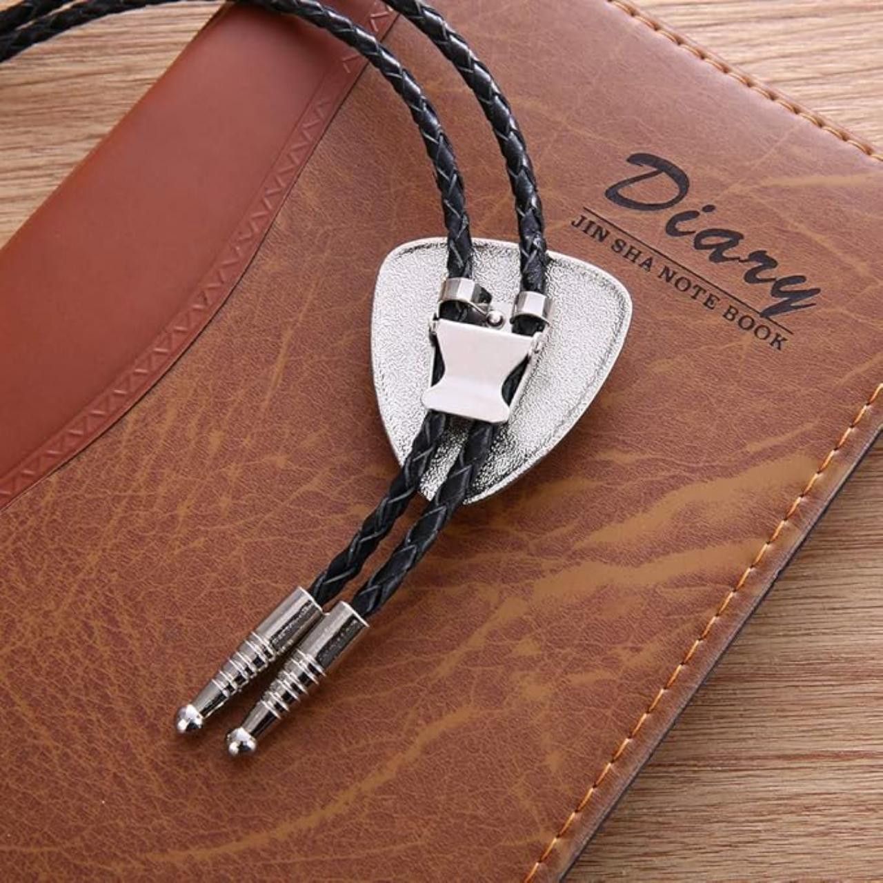 Other Triangle Nature Agate Shape Bolo Tie Size ONE SIZE - 5 Thumbnail