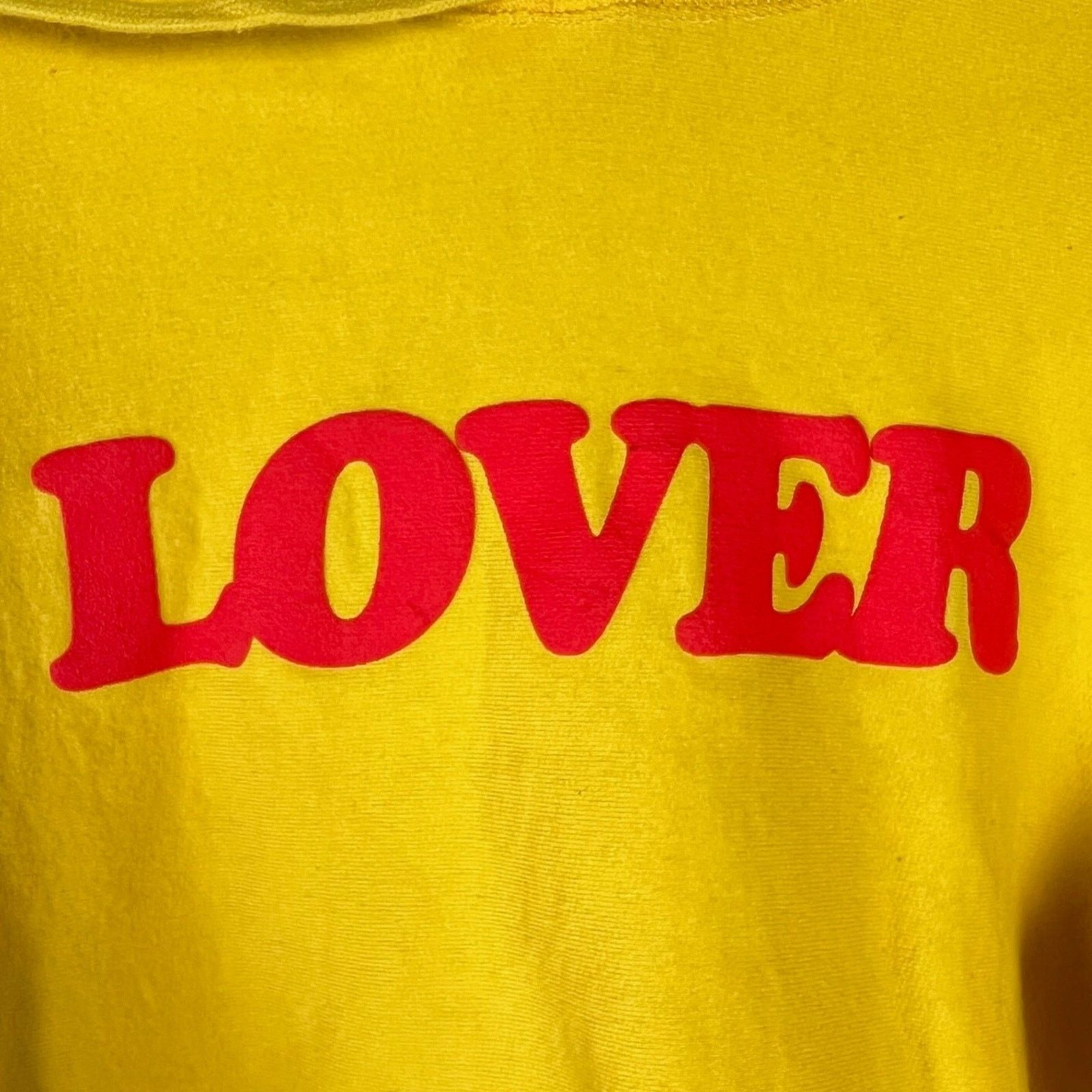 BIANCA CHANDON Bianca Chandon Lover Hoodie Yellow Flames 100% Cotton Size S Size US S / EU 44-46 / 1 - 3 Thumbnail