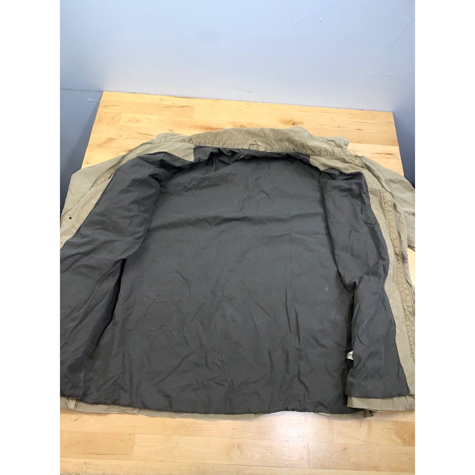 Lucky Brand Lucky Brand Utility Jacket Womens L Tan Casual Pockets Button Zip10088 Size L / US 10 / IT 46 - 6 Thumbnail