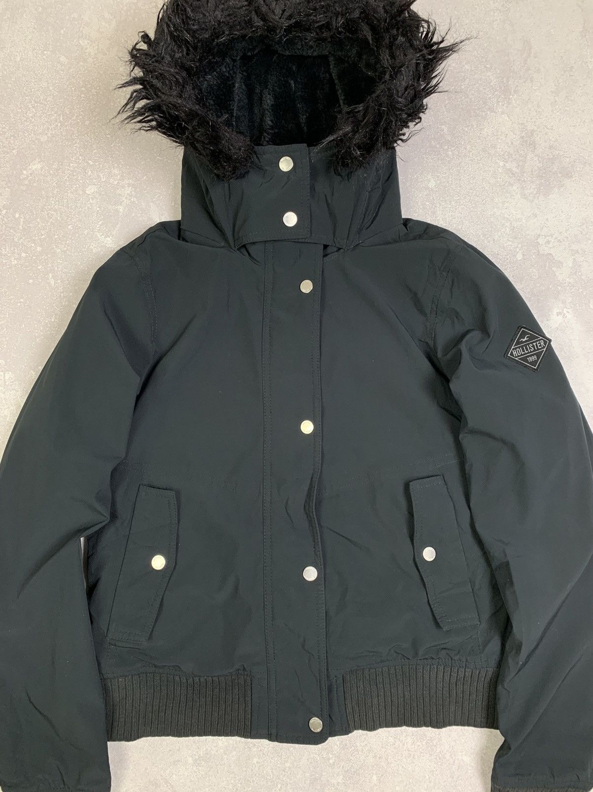 If Six Was Nine Hollister Y2K faux fur jacket LGB Goa Playboi styled Size S / US 4 / IT 40 - 5 Thumbnail