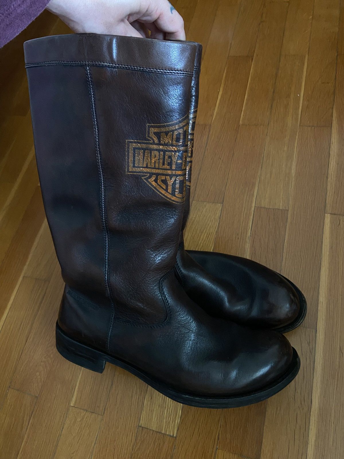 Harley Davidson Harley Davidson Leather Boots Size US 9.5 / EU 42-43 - 6 Thumbnail