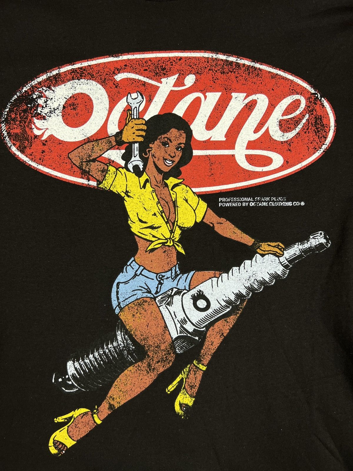 Other Octane Girl Spark Plug Tee Black Size US M / EU 48-50 / 2 - 2 Thumbnail