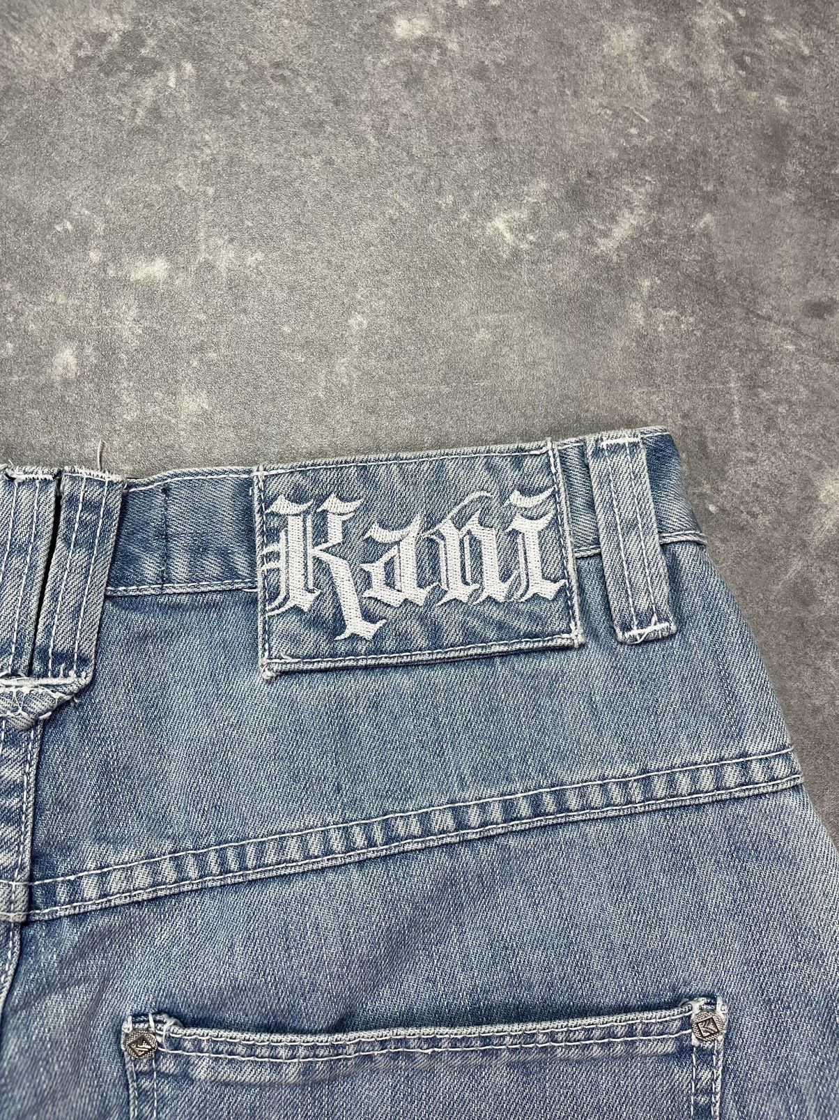 Karl Kani Karl Kani Big K Logo Pockets Baggy Denim Shorts Jorts Size US 32 / EU 48 - 11 Thumbnail