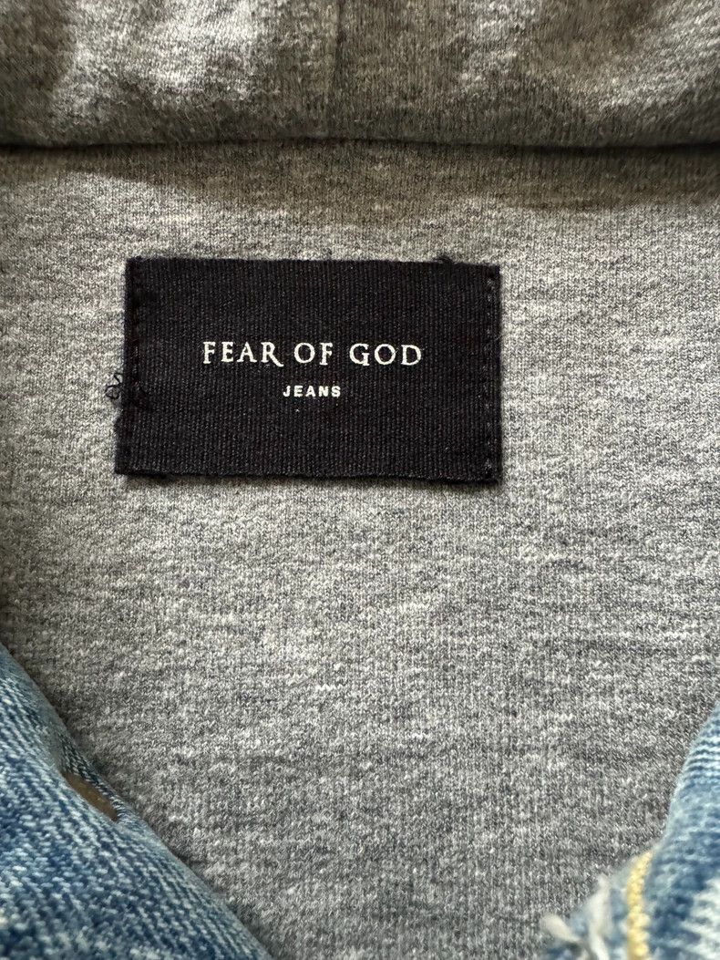Fear of God Fear of God Main line denim jacket sleeve paneling Size US L / EU 52-54 / 3 - 2 Thumbnail