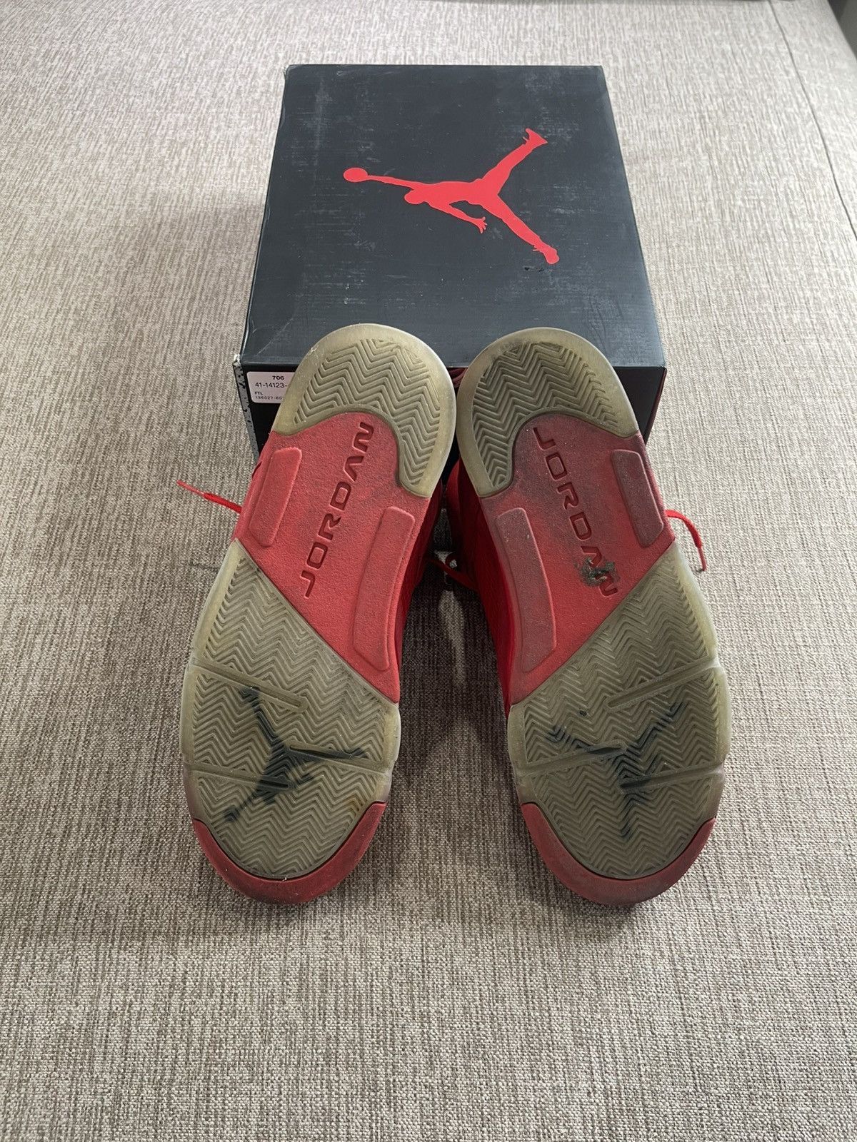Jordan Brand Air Jordan 5 Retro ‘Red Suede’ Size US 12 / EU 45 - 4 Thumbnail