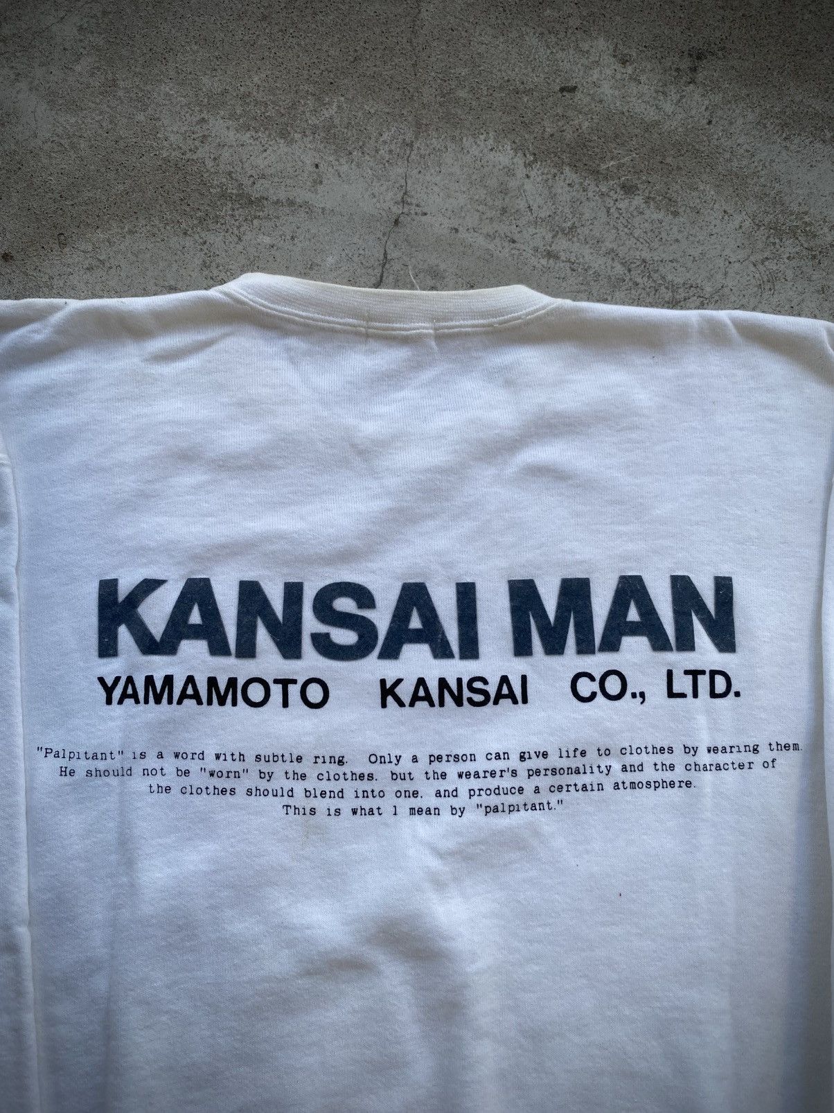 Kansai Yamamoto KANSAI MAN YAMAMOTO POEM BOXY SWEATSHIRT Size US M / EU 48-50 / 2 - 2 Thumbnail