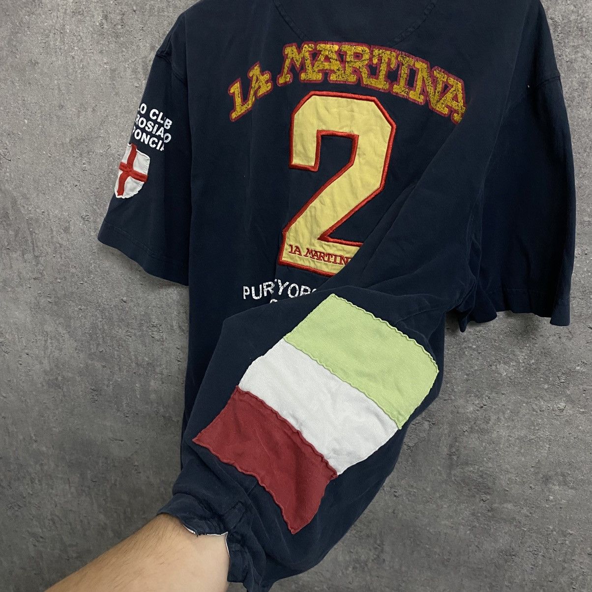 La Martina Vintage La Martina Italia Polo Team Polo T Shirt Rugby Size US XL / EU 56 / 4 - 11 Thumbnail