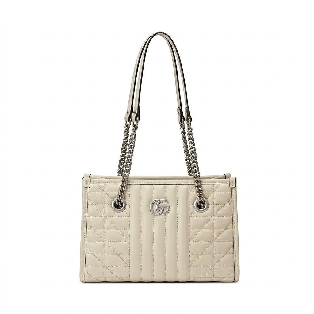 Gucci o1la5ras0526 Size: OS / GG Marmont Handbag in Off White Size ONE SIZE - 1 Preview