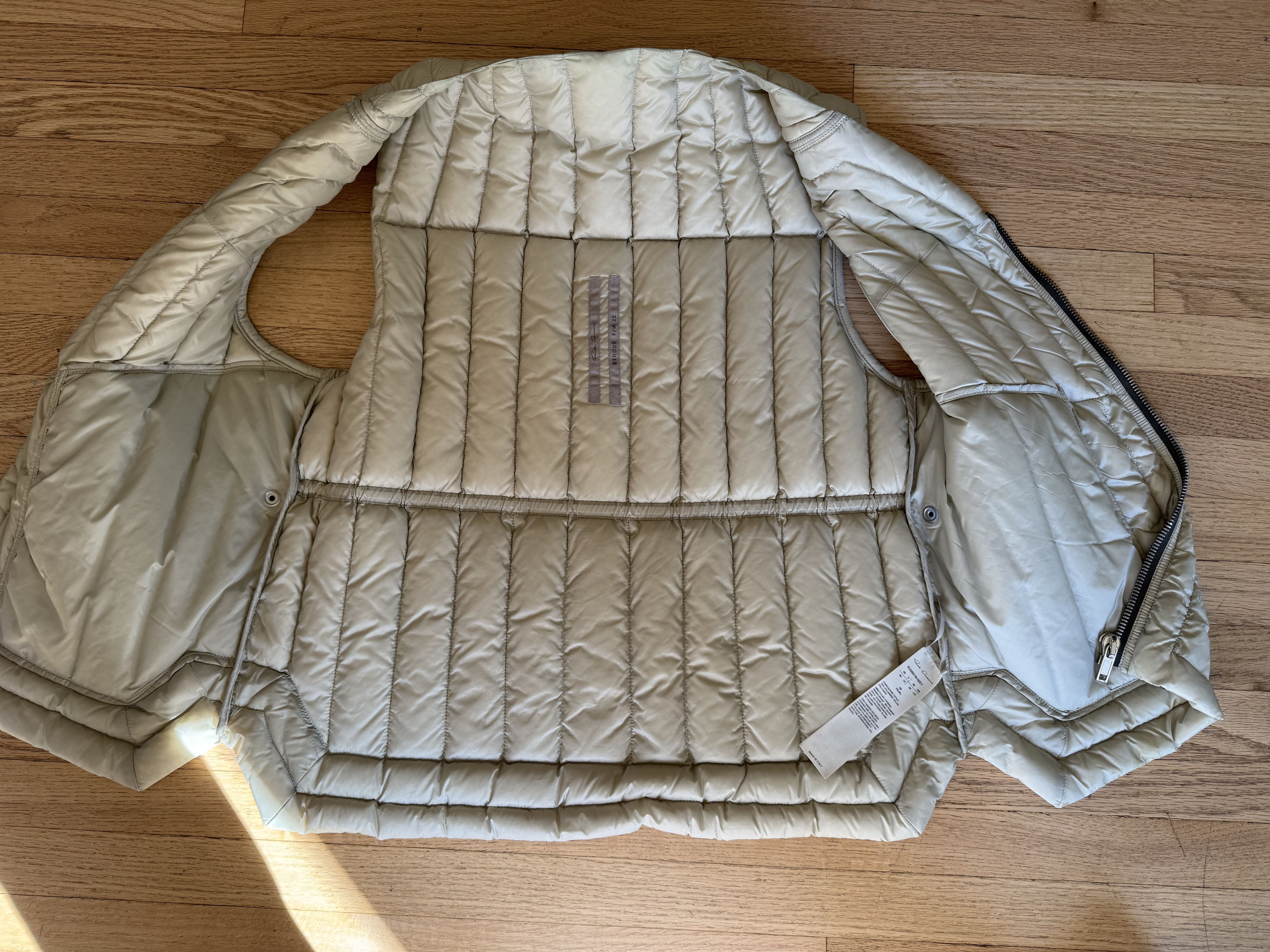 Rick Owens Rick Strobe Vest A/W 2022 Size US M / EU 48-50 / 2 - 2 Thumbnail
