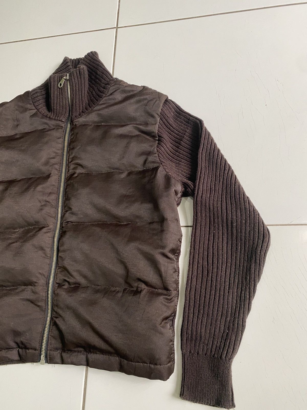 Basco Vintage 80s Basco Americansports puffy Knits PulloverJacket Size L / US 10 / IT 46 - 4 Thumbnail