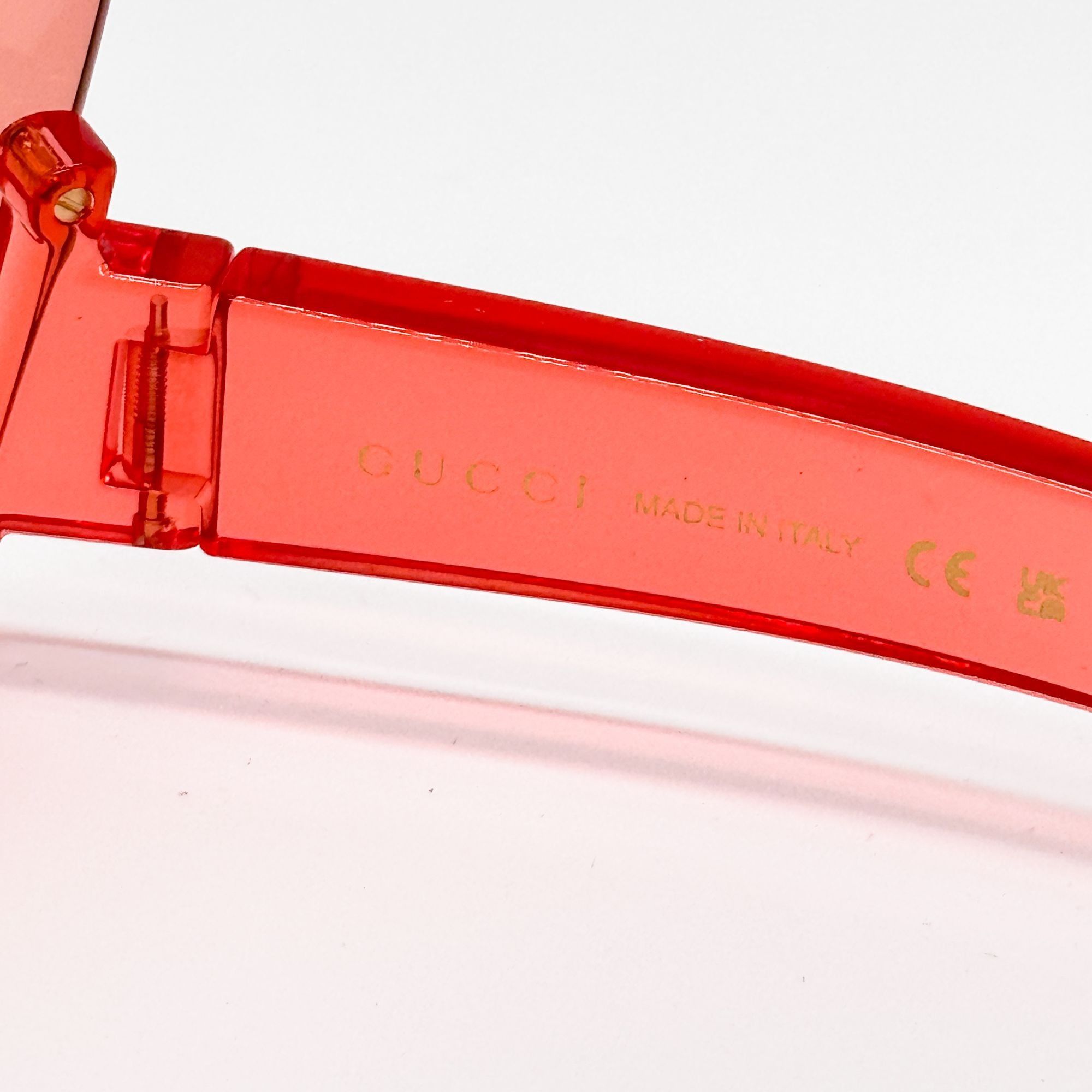 Gucci NEW GUCCI GG1631S 001 RED OVERSIZED WOMEN SUNGLASSES GUCCI Size ONE SIZE - 10 Thumbnail