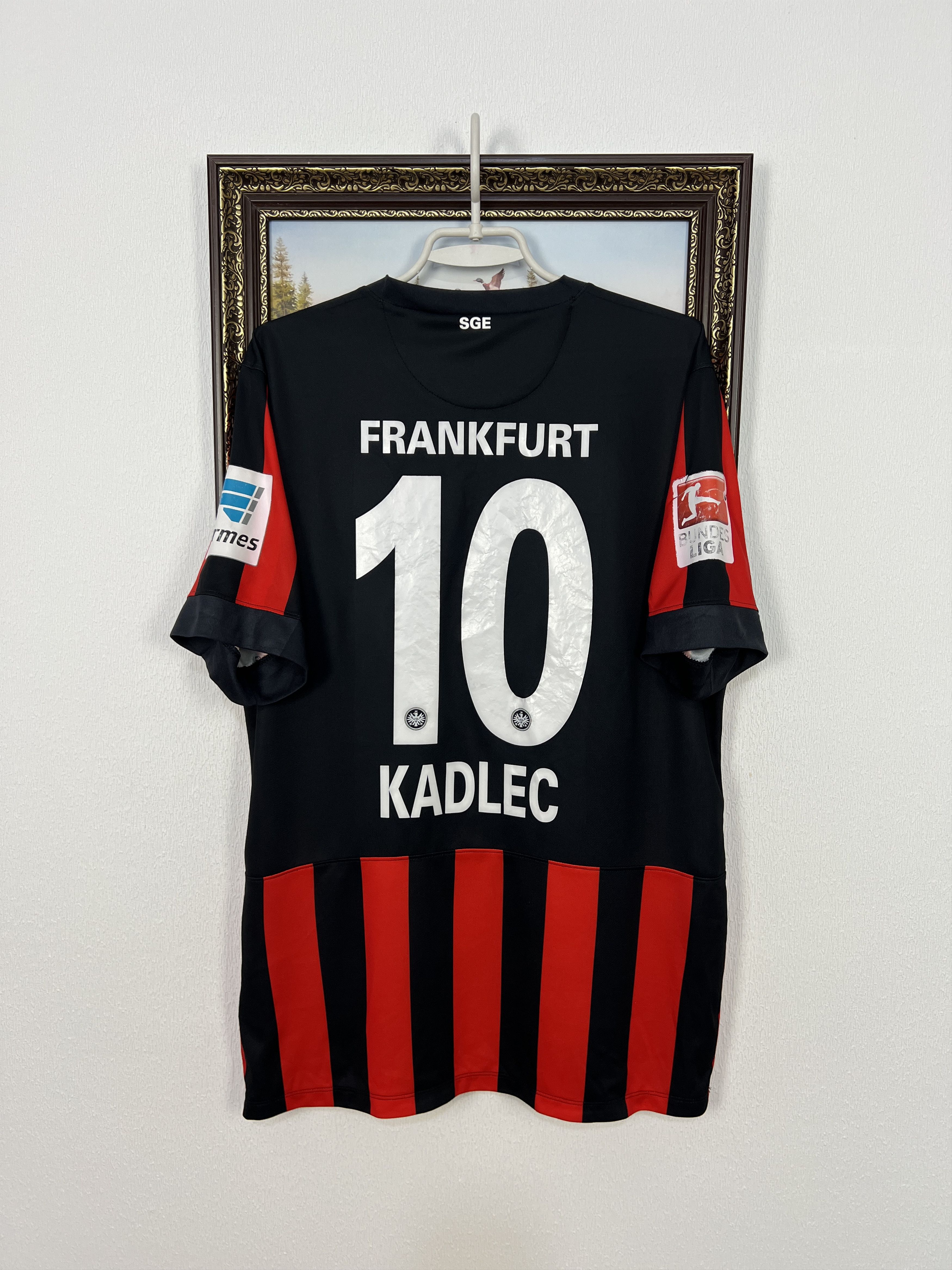 Eintracht Frankfurt Home football shirt 2014 #10 Kadlec Nike