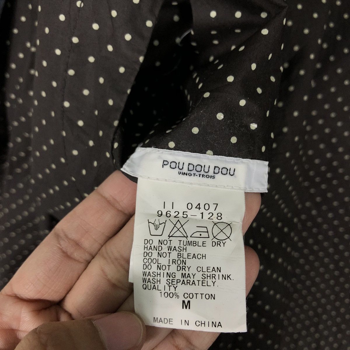 Issey Miyake 🔥Vtg Long Jacket Pou Dou Dou Japan Polkadot Lining Size US M / EU 48-50 / 2 - 15 Thumbnail