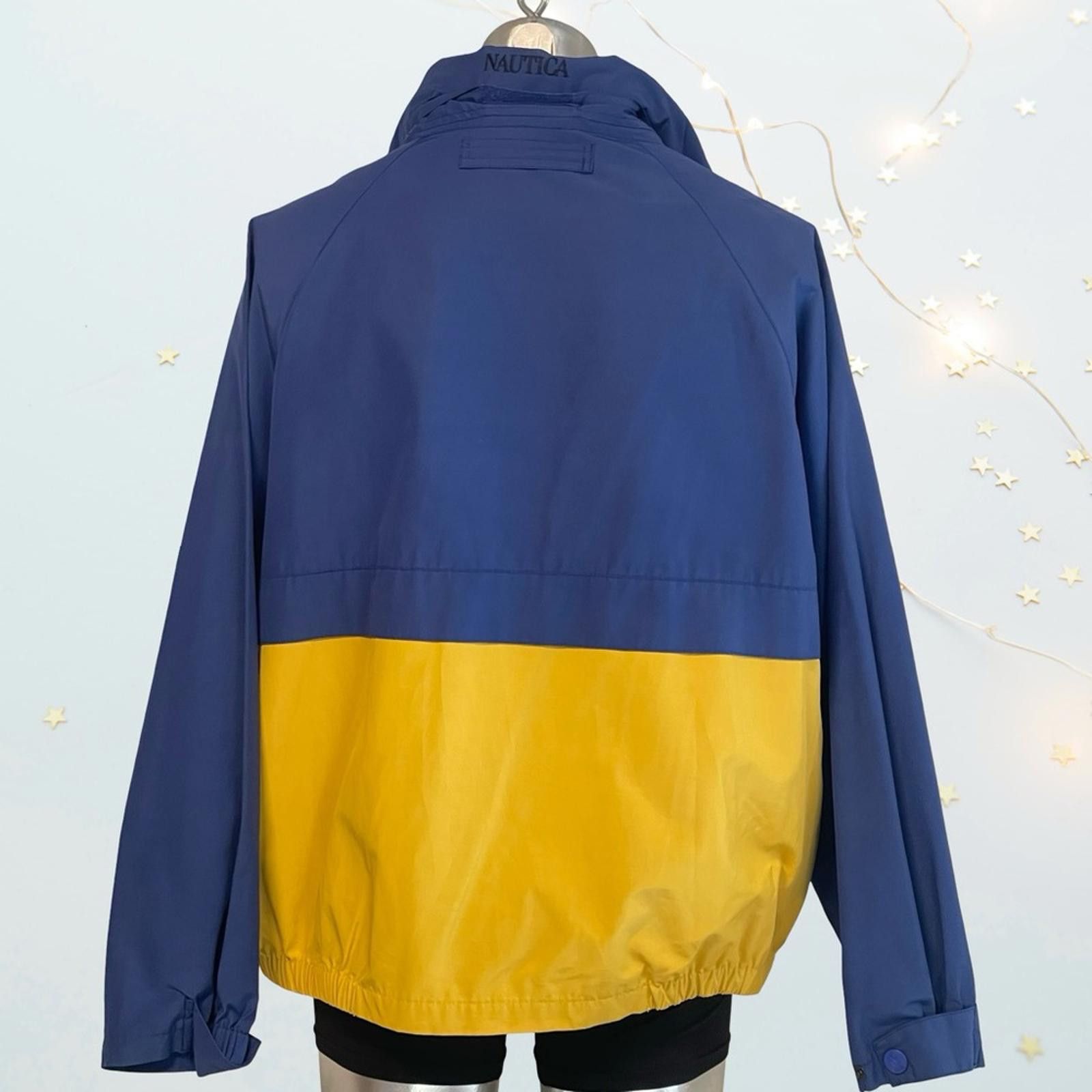 Nautica 90's Vintage Nautica two tone Competition Jacket in XL size Size US XL / EU 56 / 4 - 2 Thumbnail